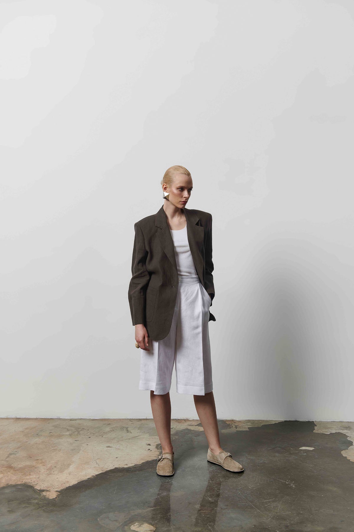 Linen Women's Blazer Jacket