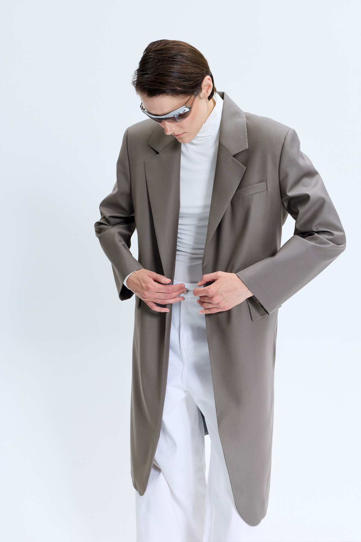 Oversize Uzun Blazer Ceket