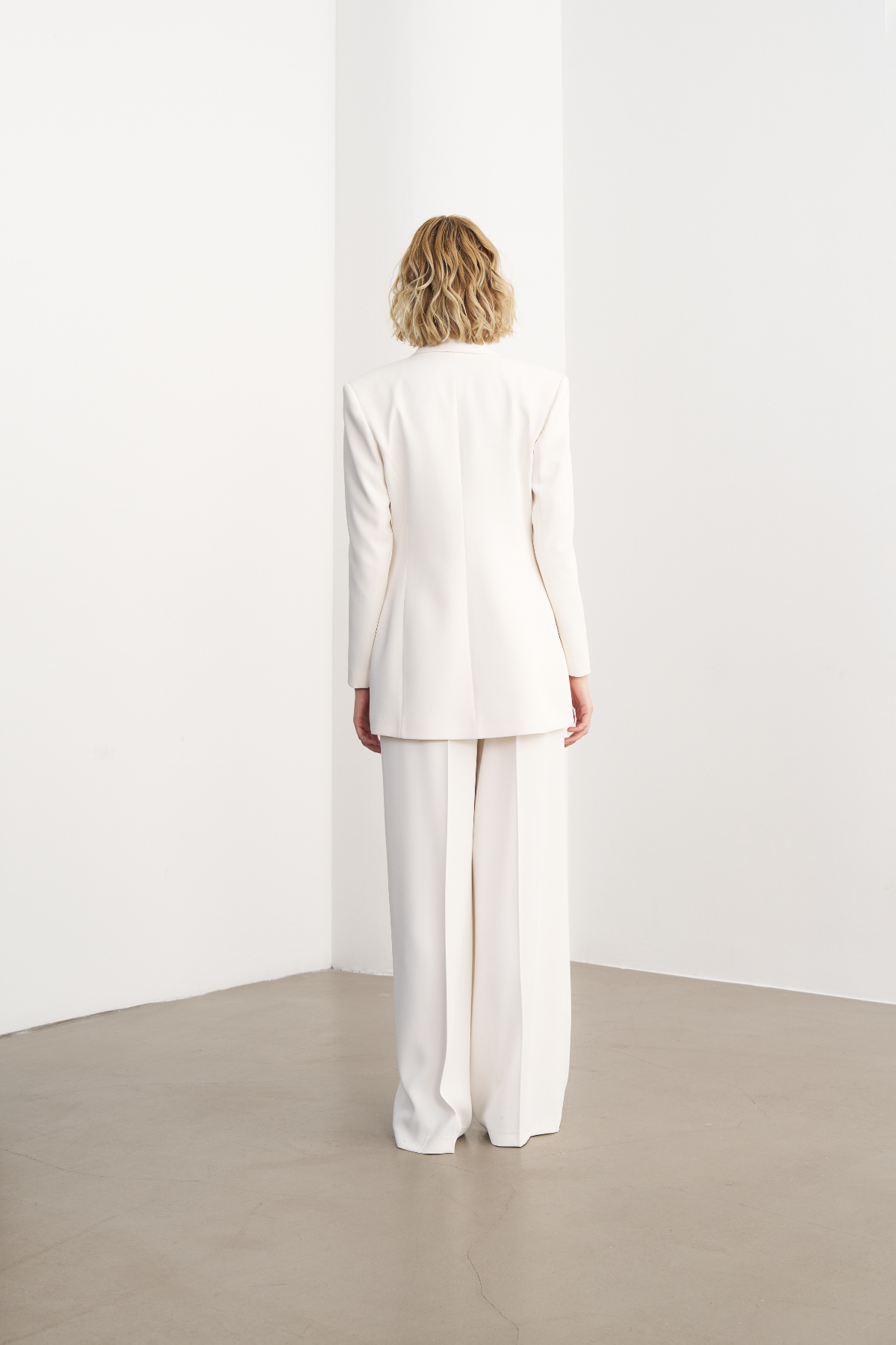 7813 Düğme Detaylı Ceket Pantolon Takım