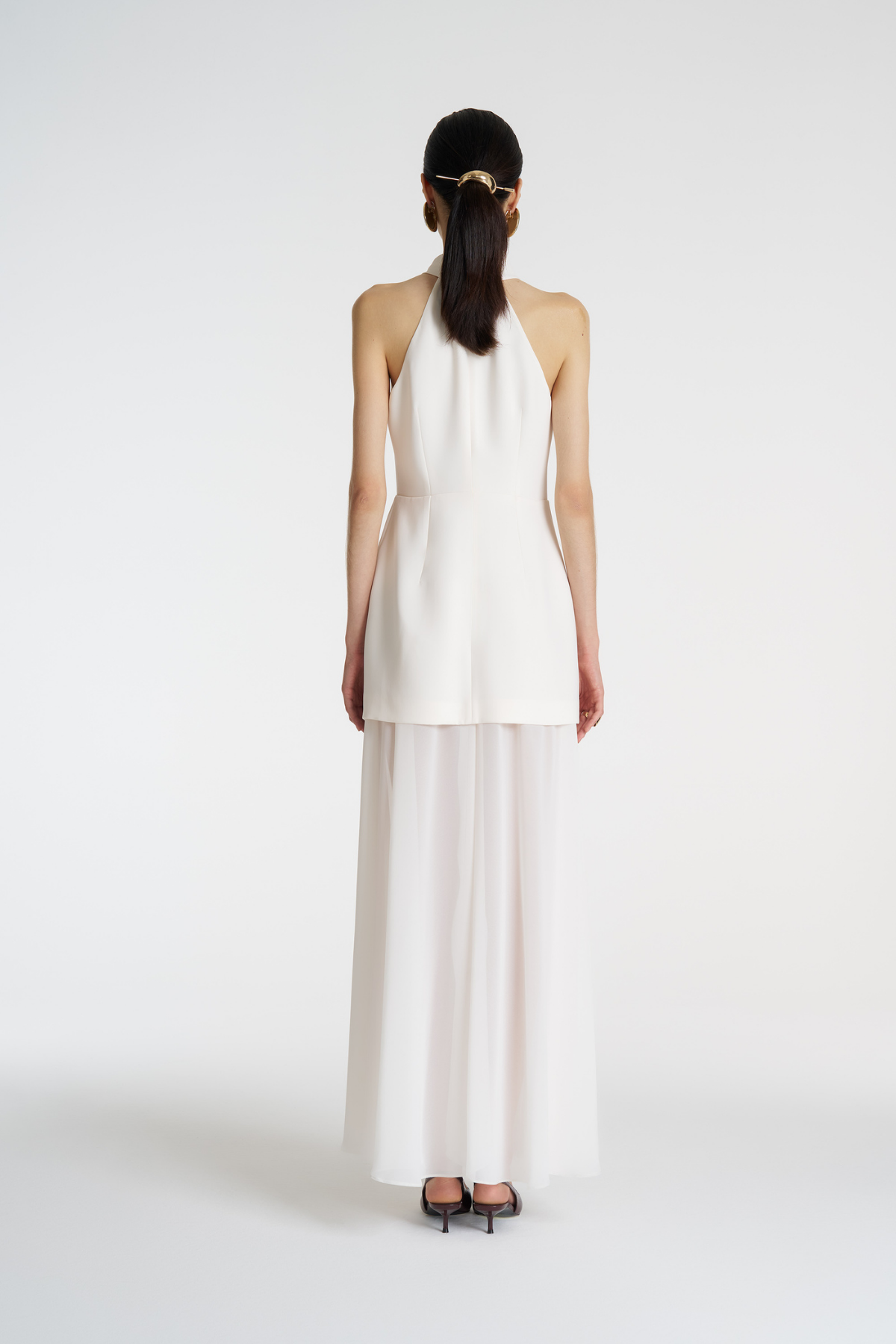 Halter Form Maxi Elbise