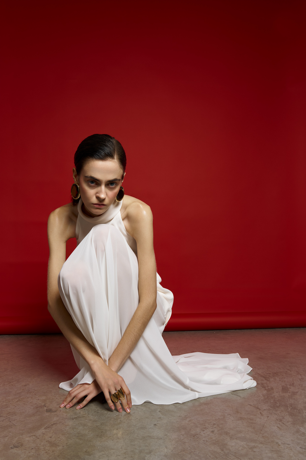 Halter Form Maxi Elbise