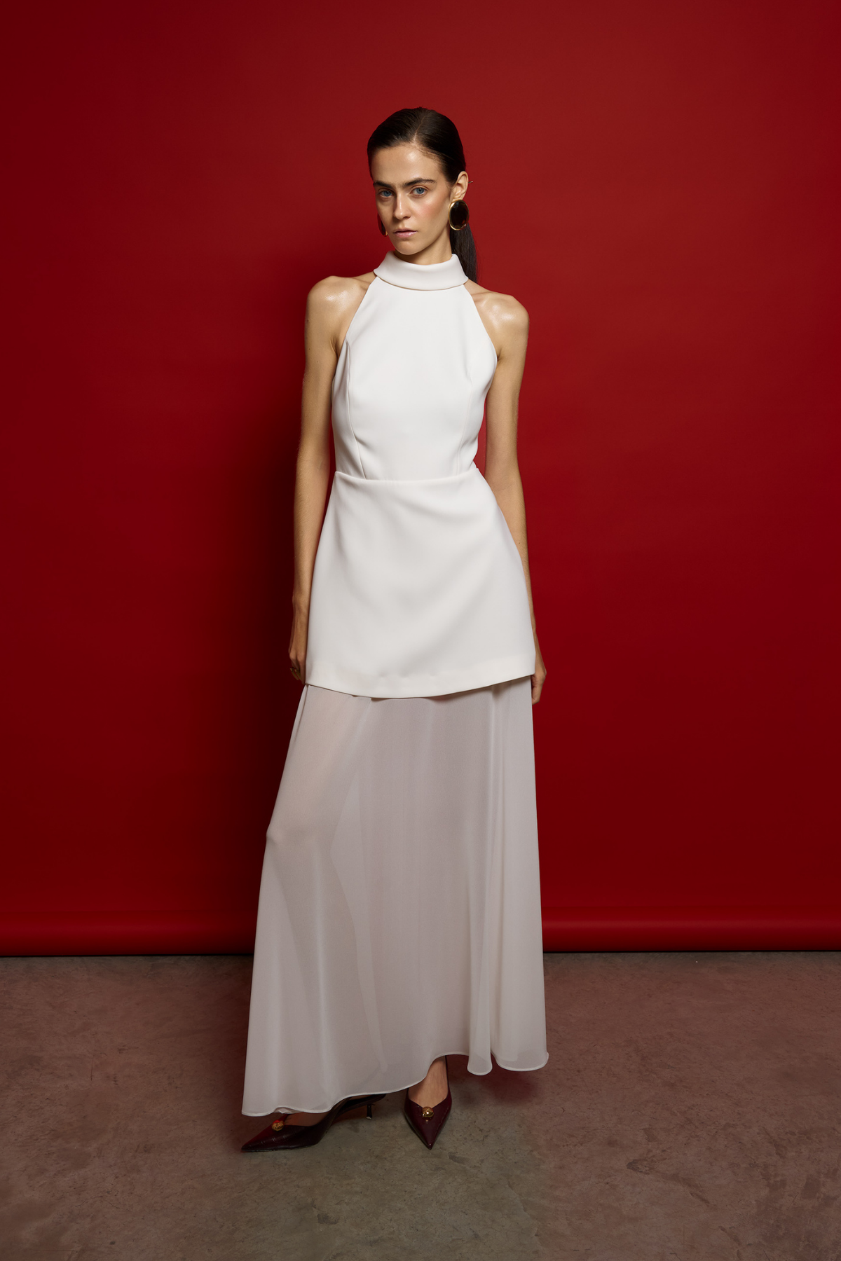 Halter Form Maxi Elbise