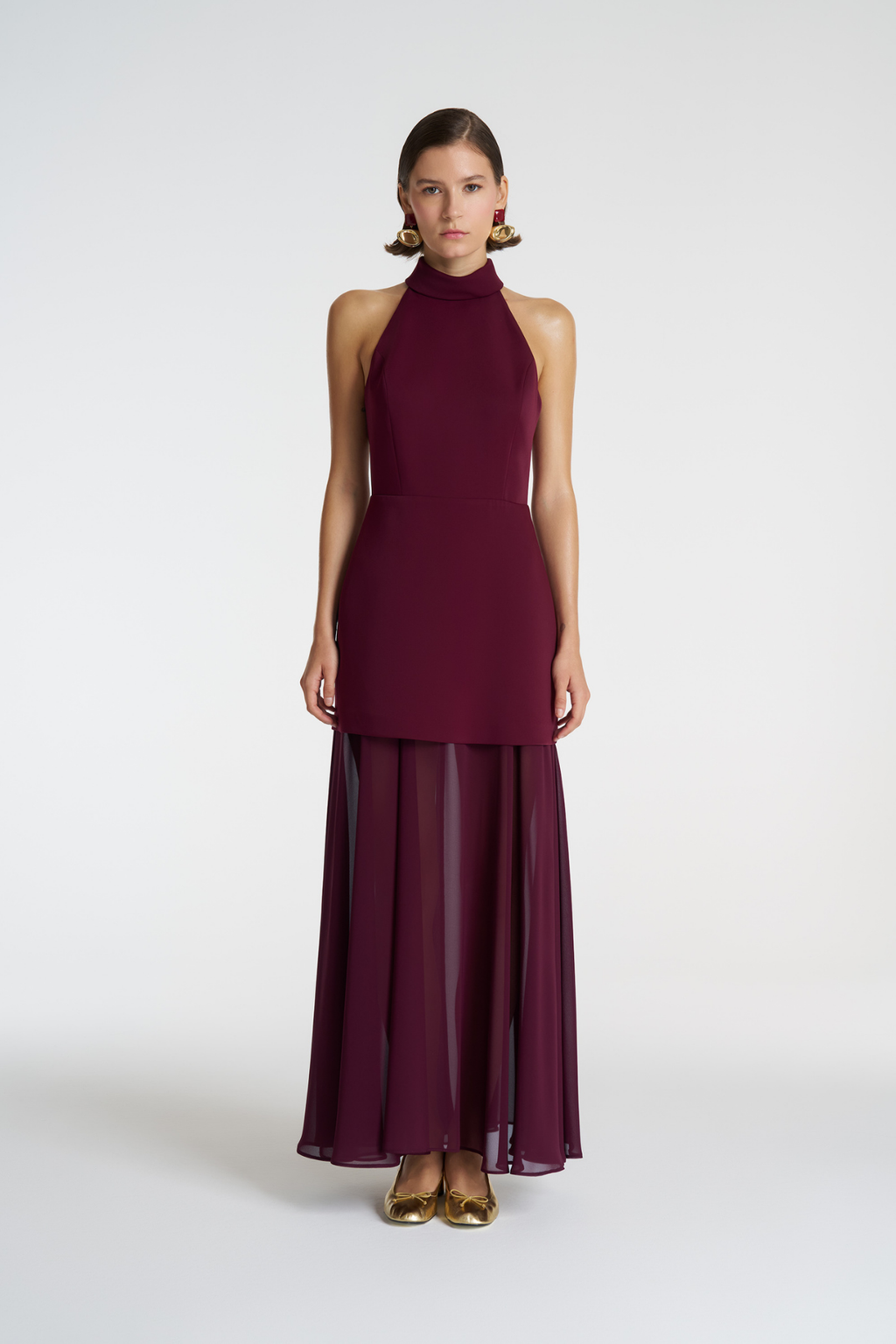 Halter Form Maxi Elbise