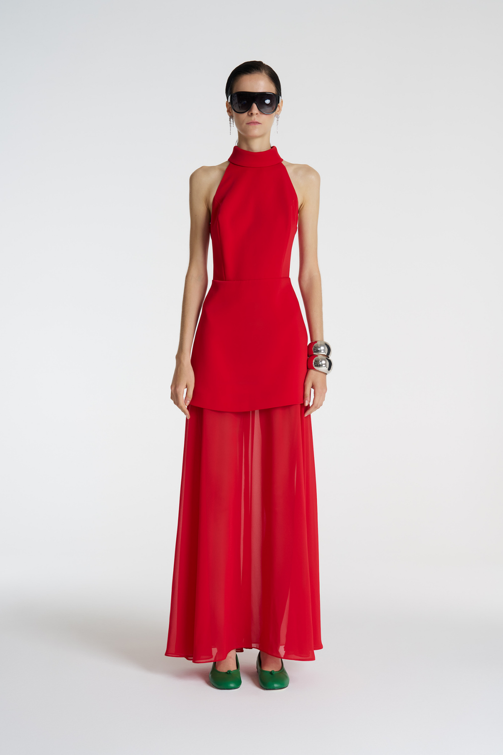 Halter Form Maxi Elbise