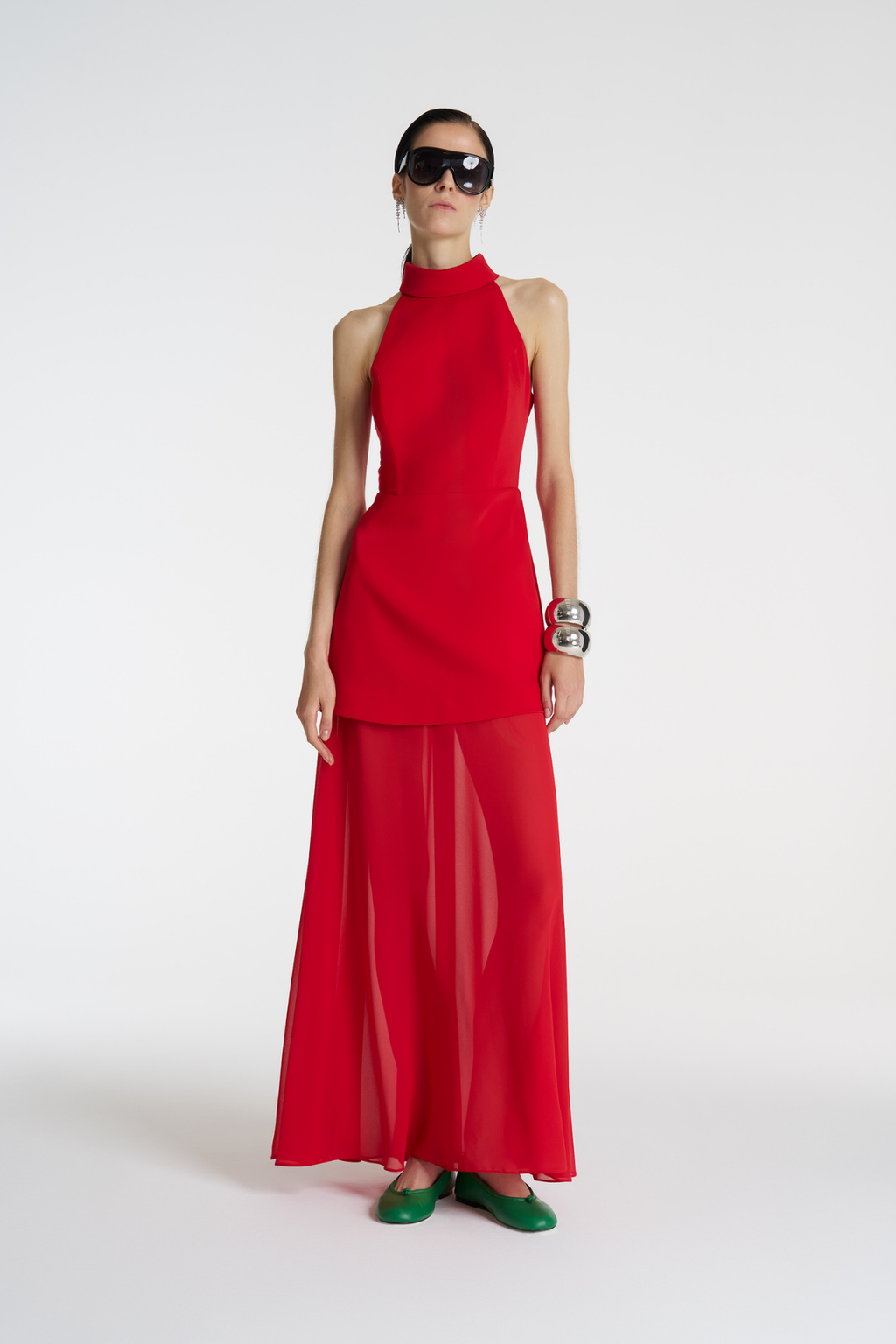 Halter Form Maxi Elbise