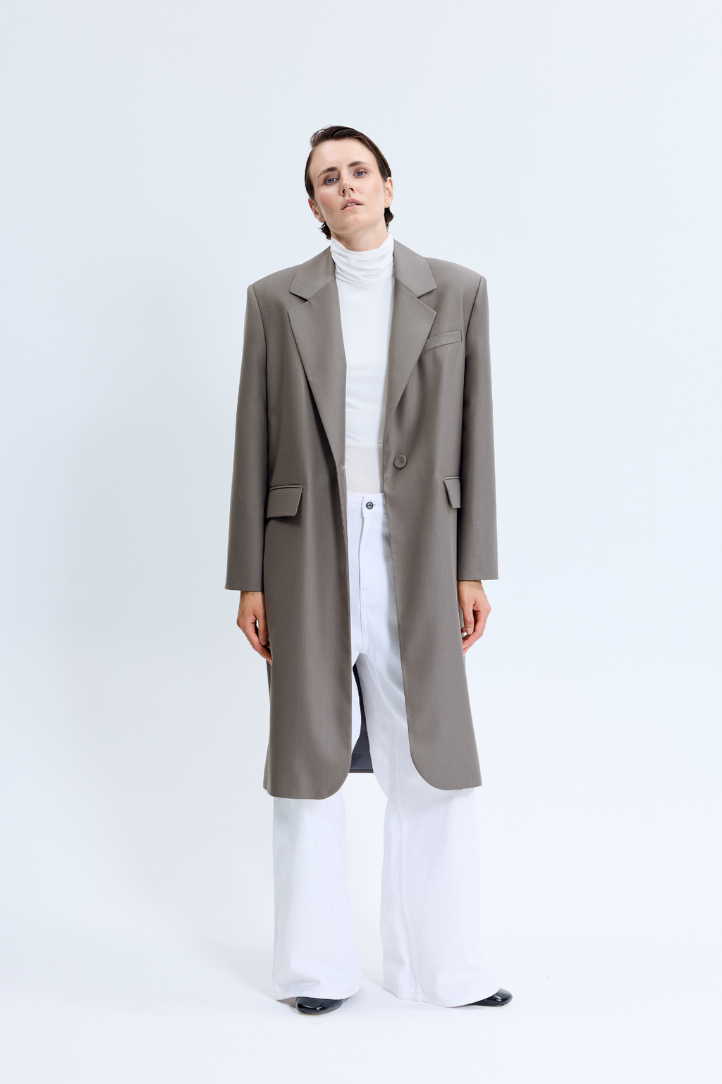 Oversize Uzun Blazer Ceket