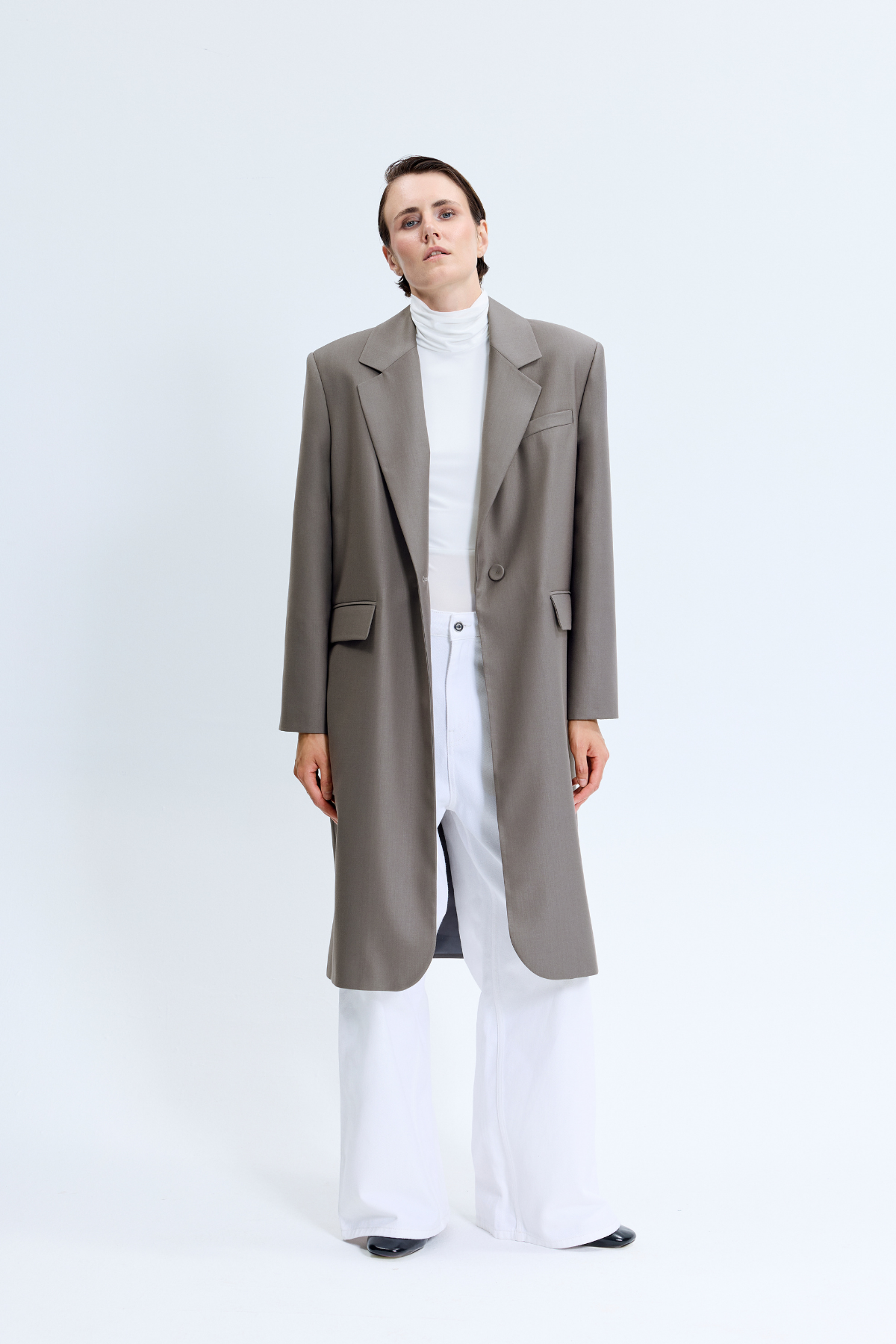 Oversize Uzun Blazer Ceket