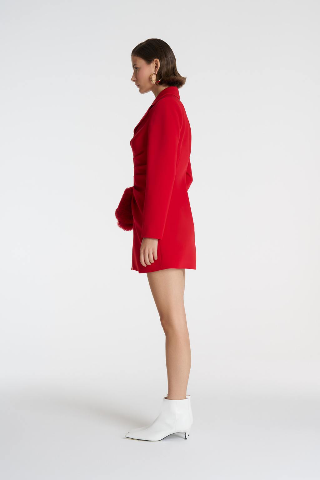Fermuarlı Blazer Elbise