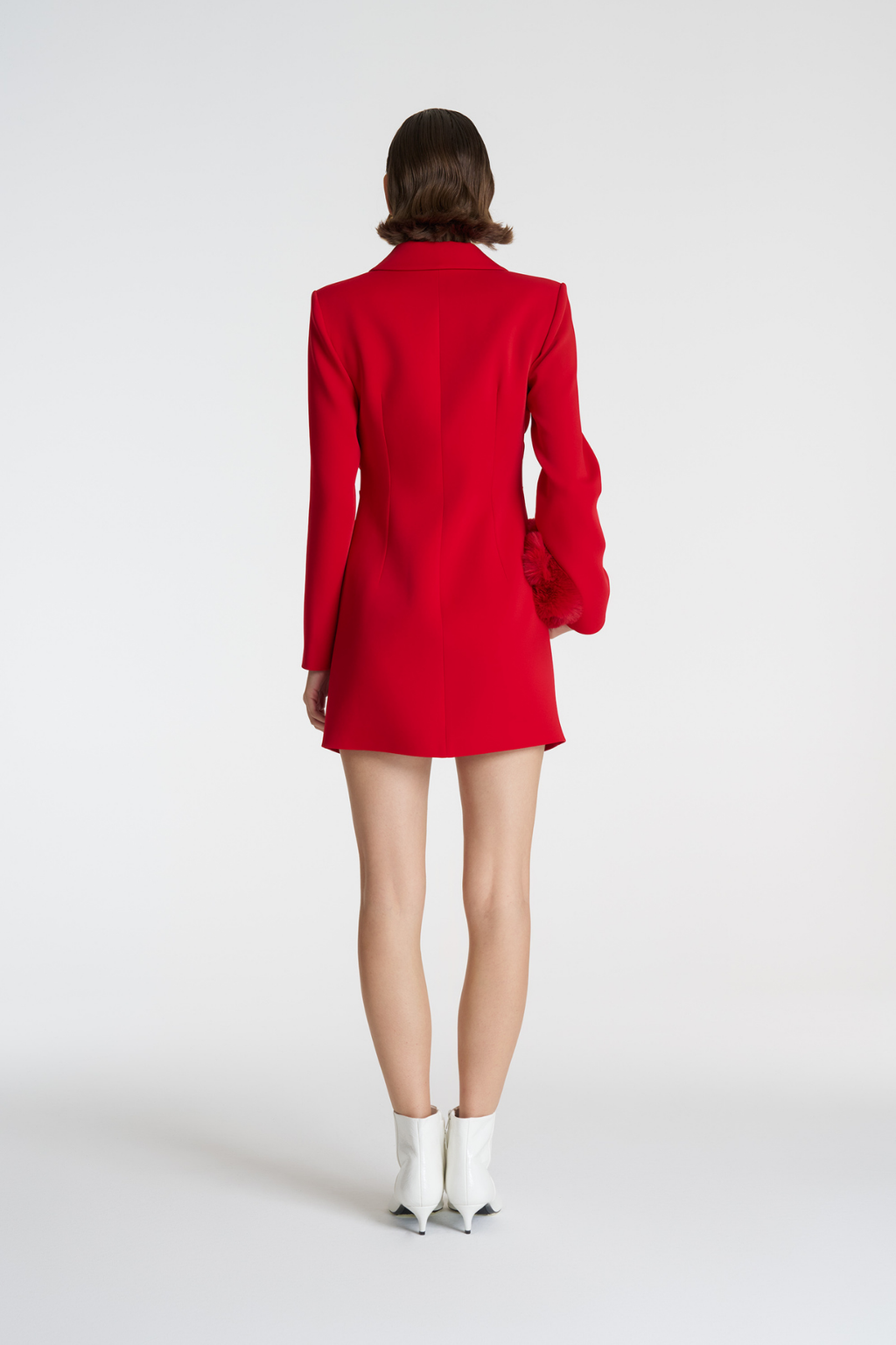 Fermuarlı Blazer Elbise