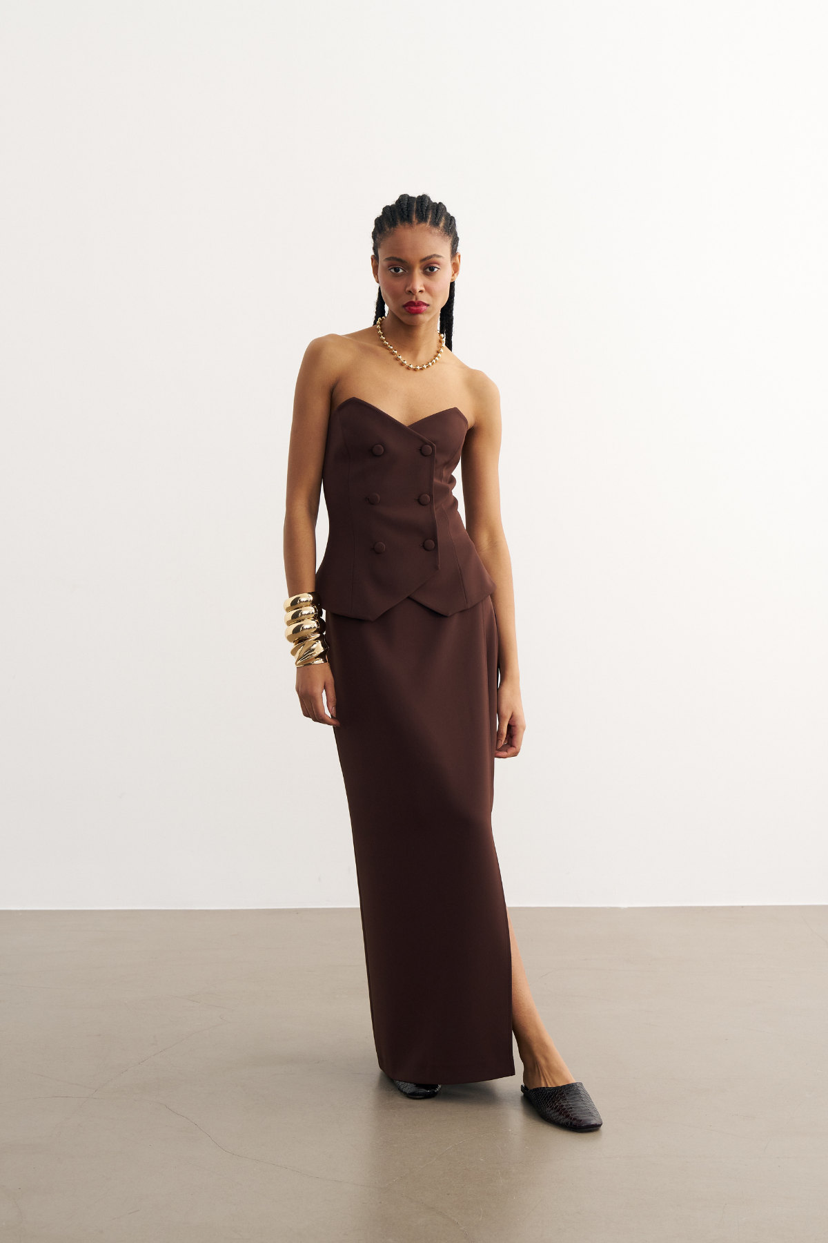 6801 Düğme Detaylı Büstiyer