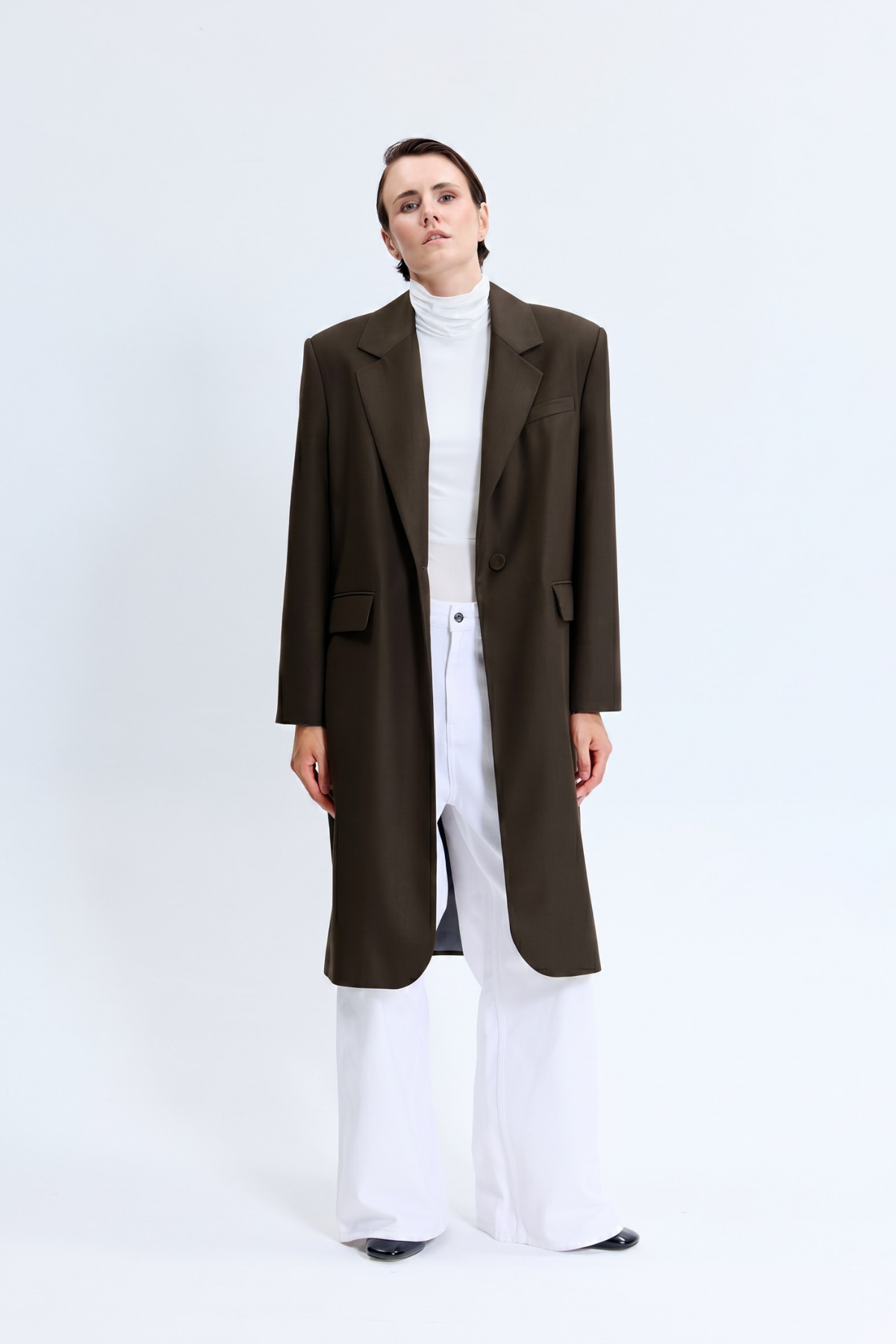 Oversize Uzun Blazer Ceket