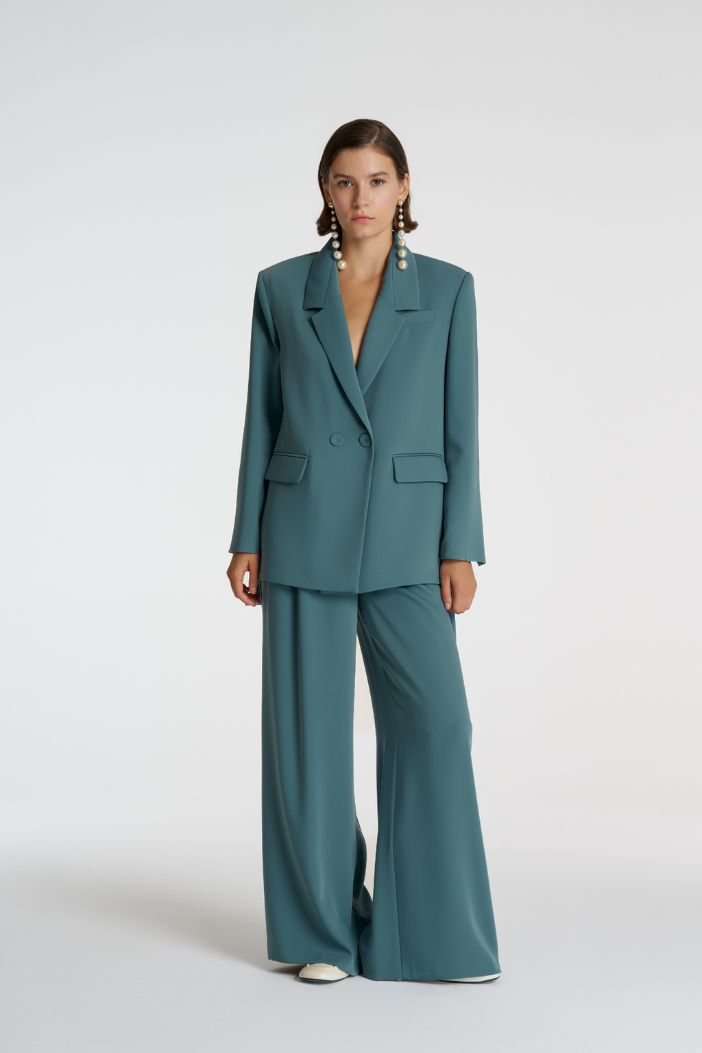 Relaxed Blazer Takım