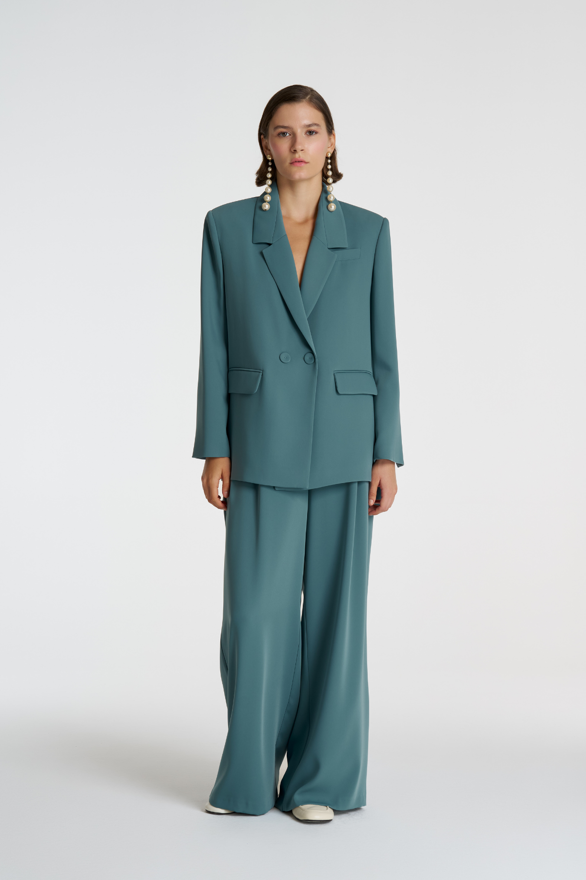 Relaxed Blazer Takım
