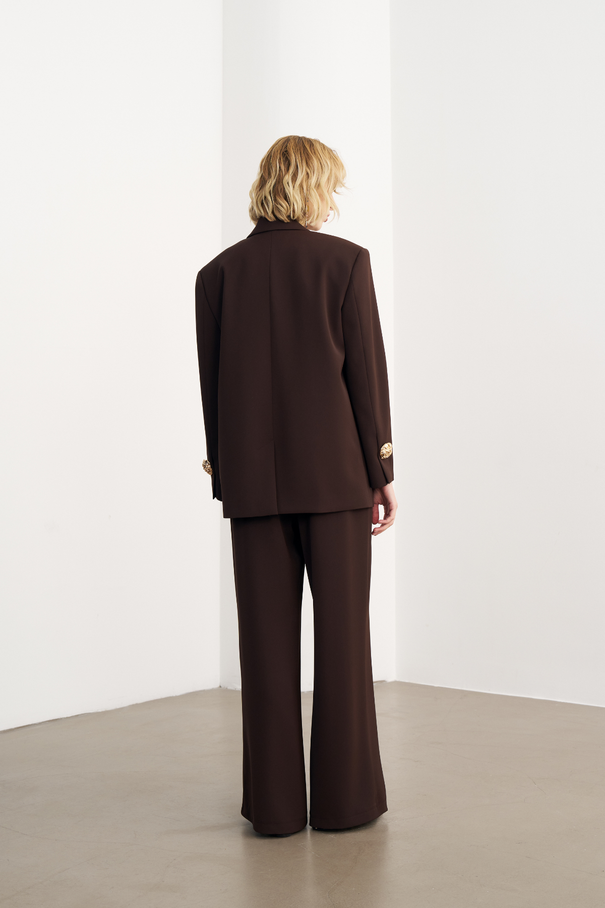 1811 Aksesuar Detaylı Oversize Ceket