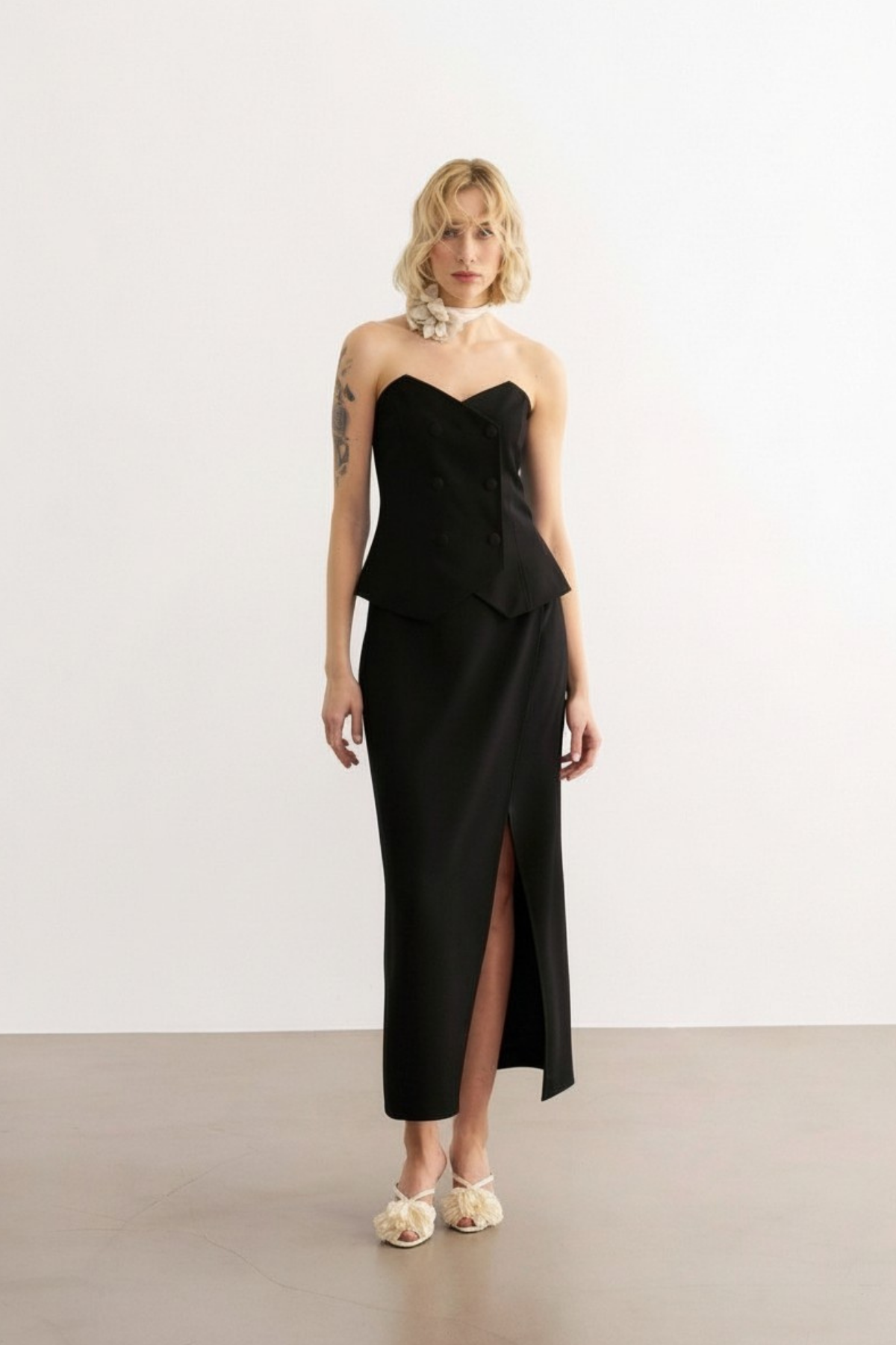 6801 Düğme Detaylı Büstiyer