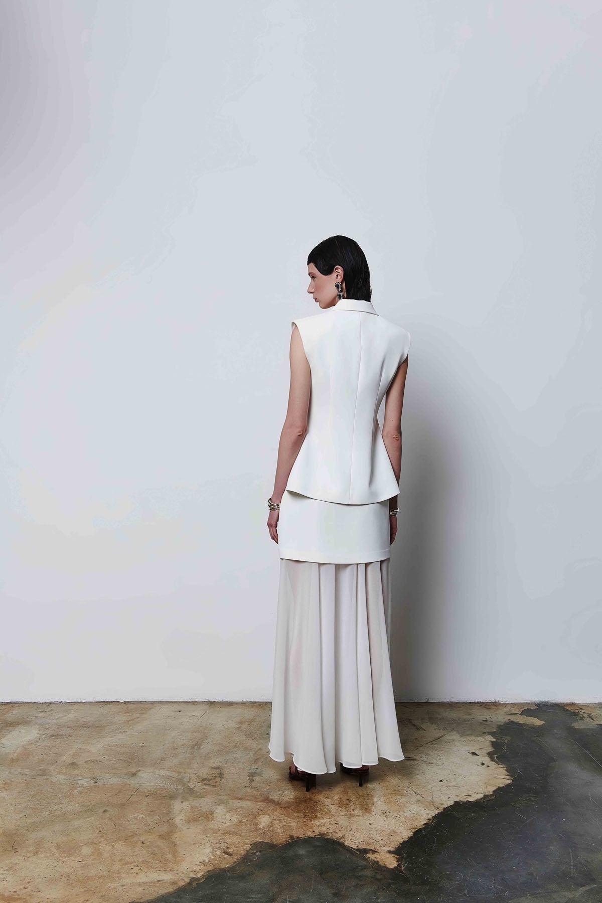 Kruvaze Kadın Kolsuz Yelek