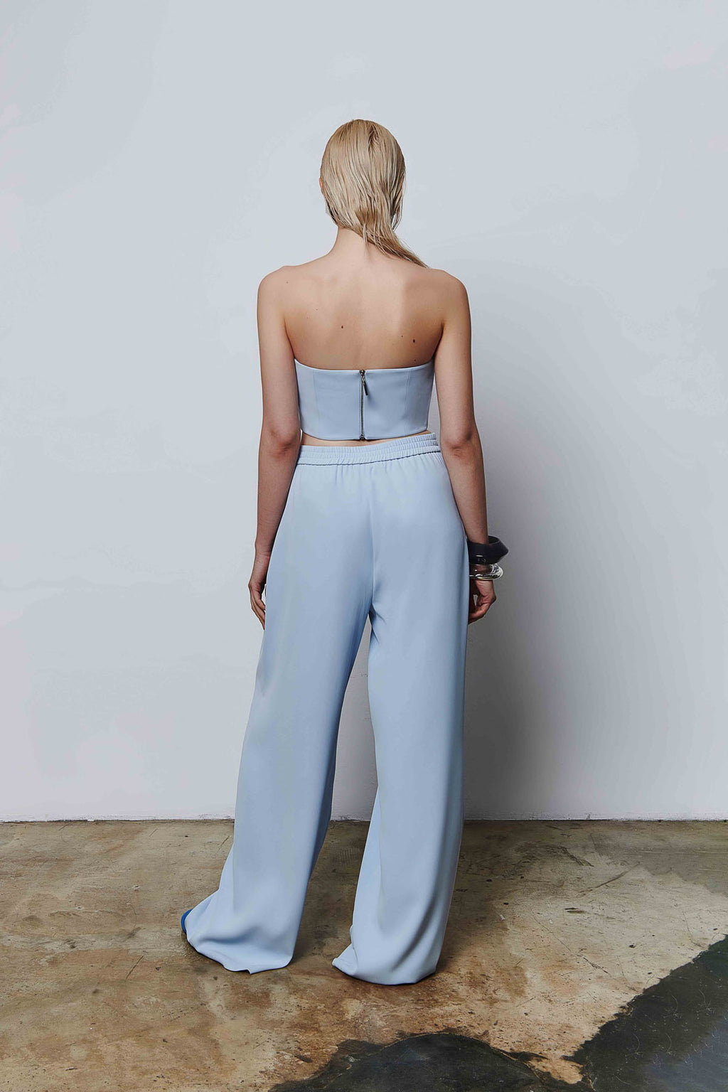 Mavi Kadın Yüksek Bel Palazzo Pantolon