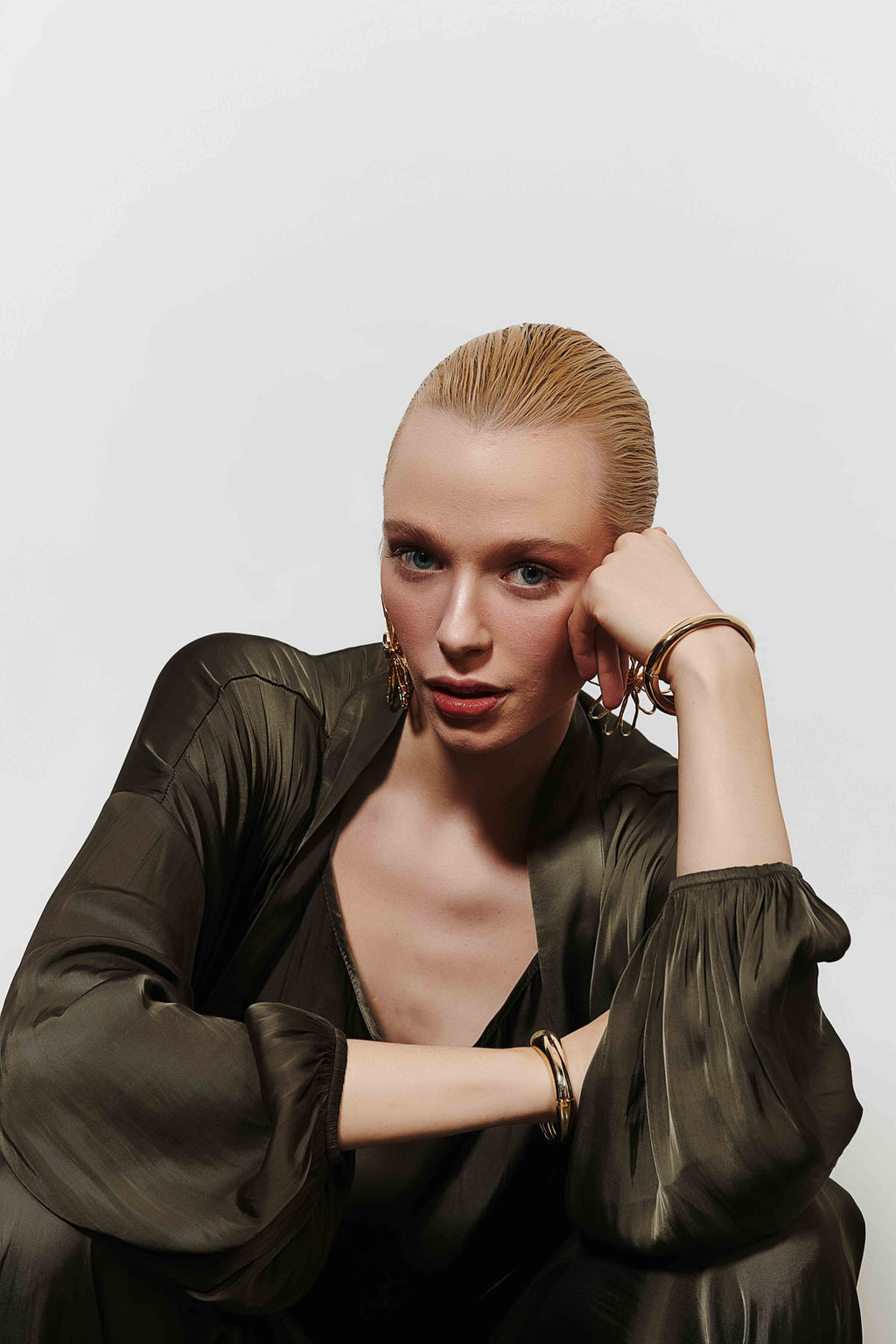 Kadın Beyaz İkili Takım