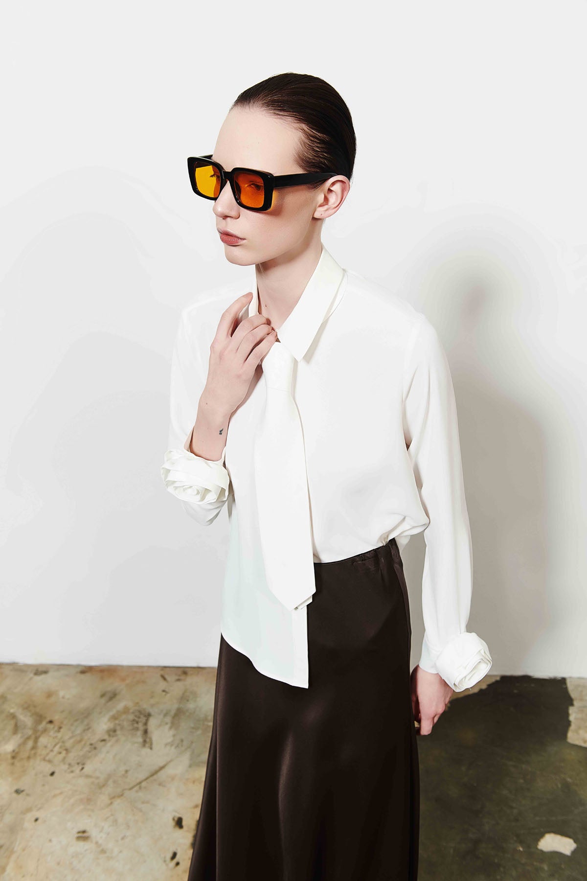 Uzun Kollu Kadın Gömlek