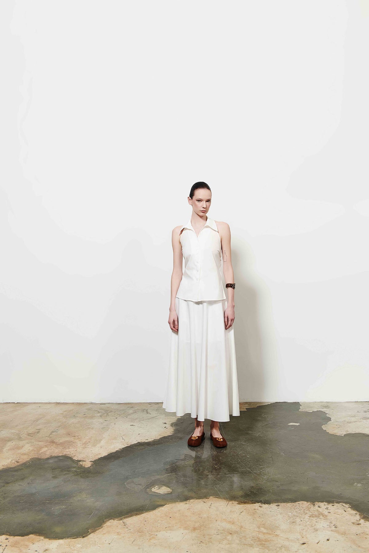 Kadın Yüksek Bel Uzun Etek