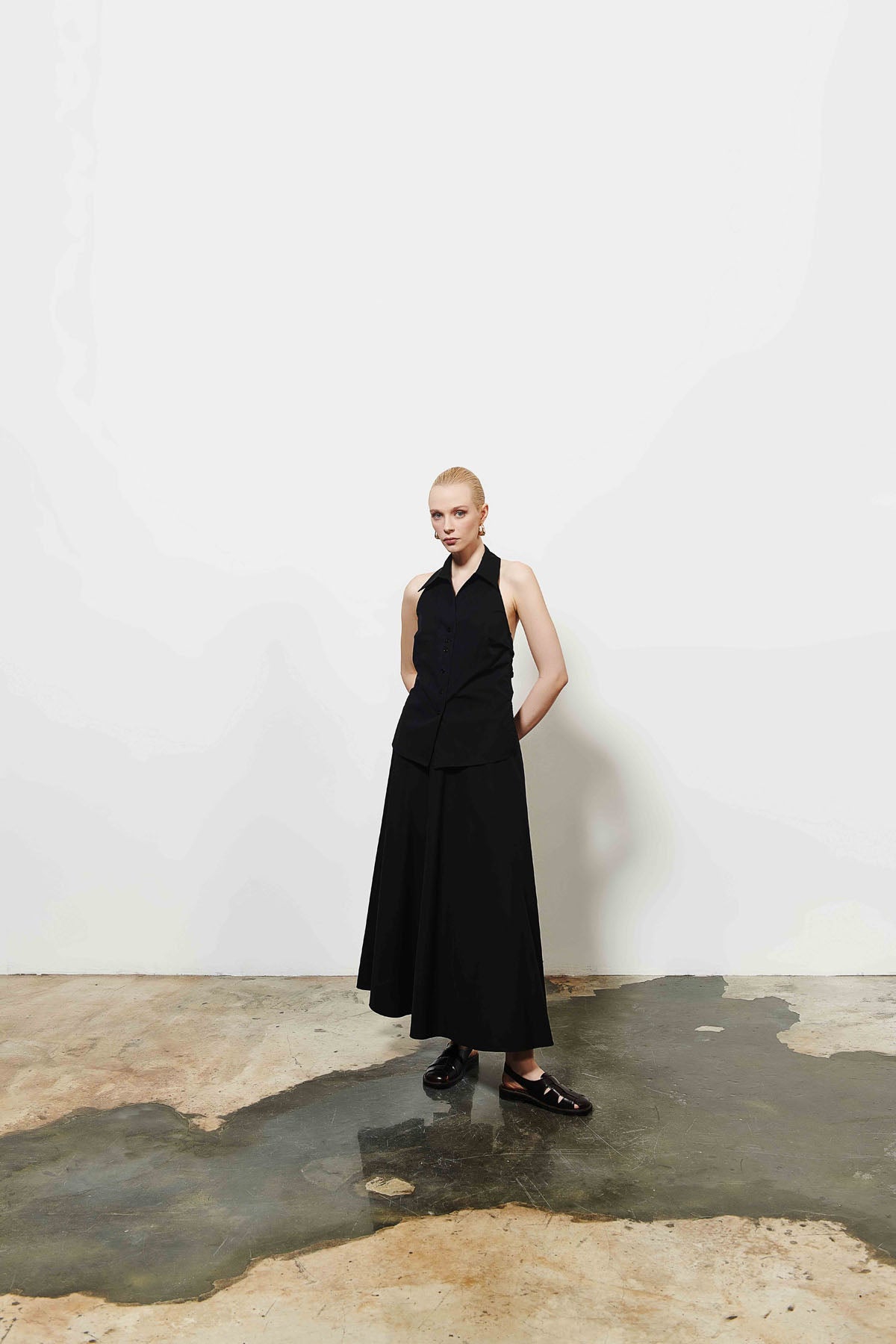 Kadın Yüksek Bel Uzun Etek