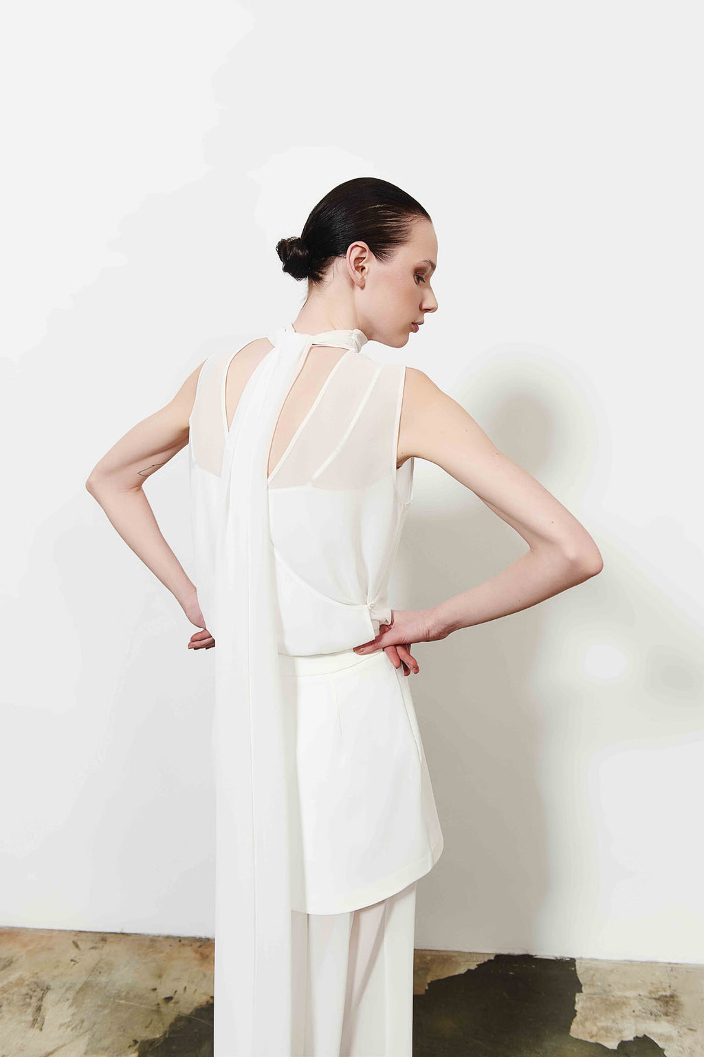 Kadın Şifon Detaylı Bluz