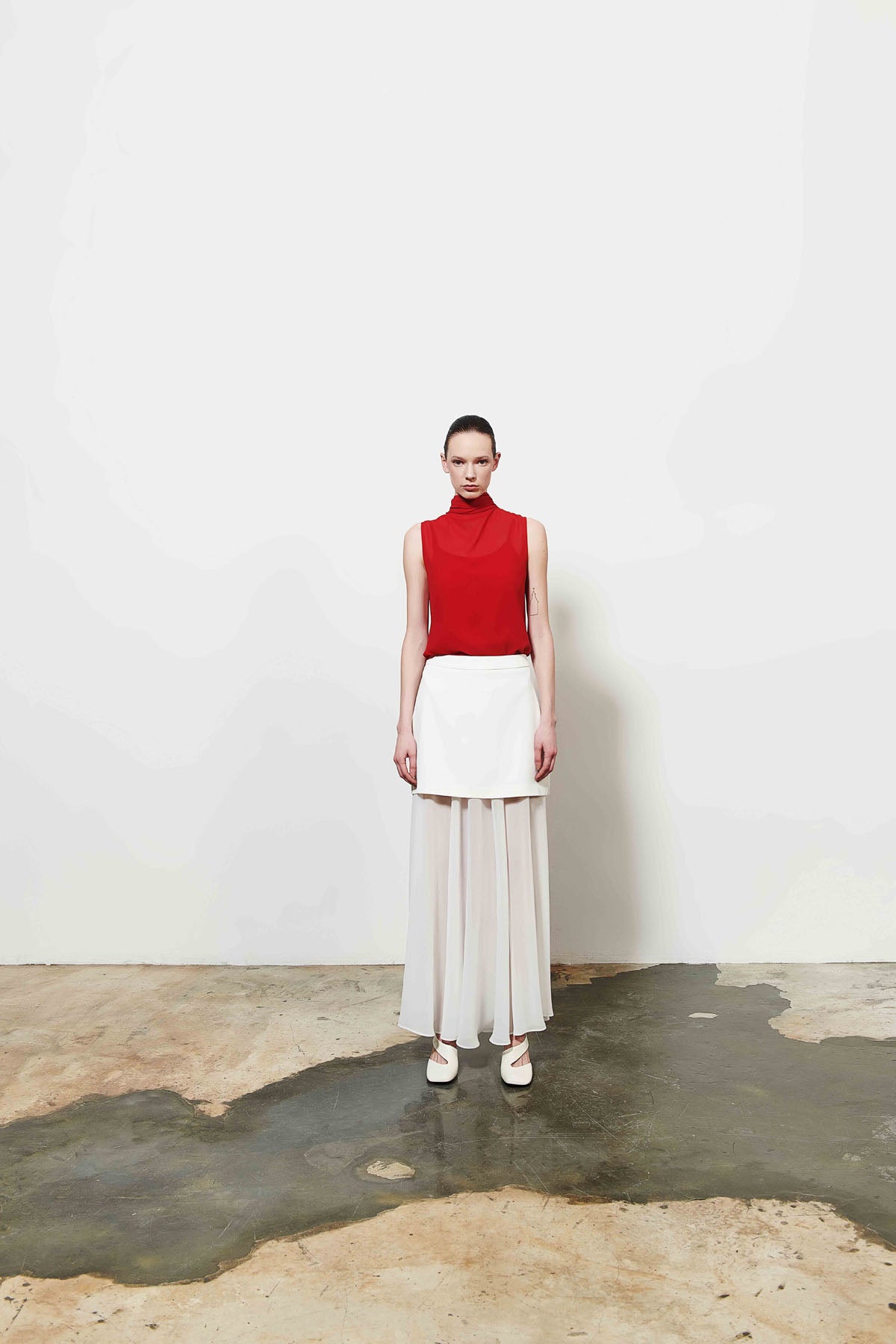 Kadın Şifon Detaylı Bluz