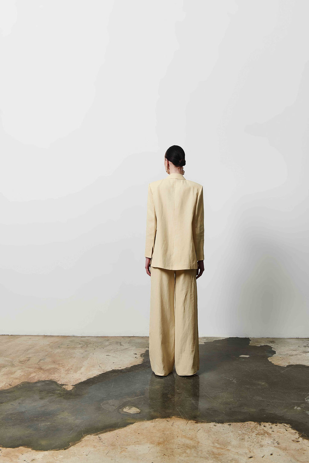 Oversize Kuşaklı Blazer Ceket