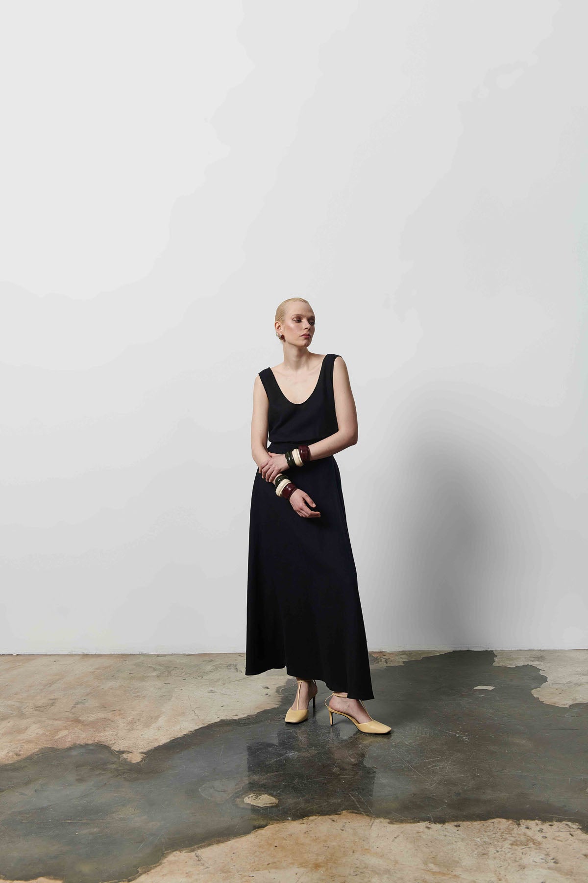 Kadın Yüksek Bel Maxi Etek