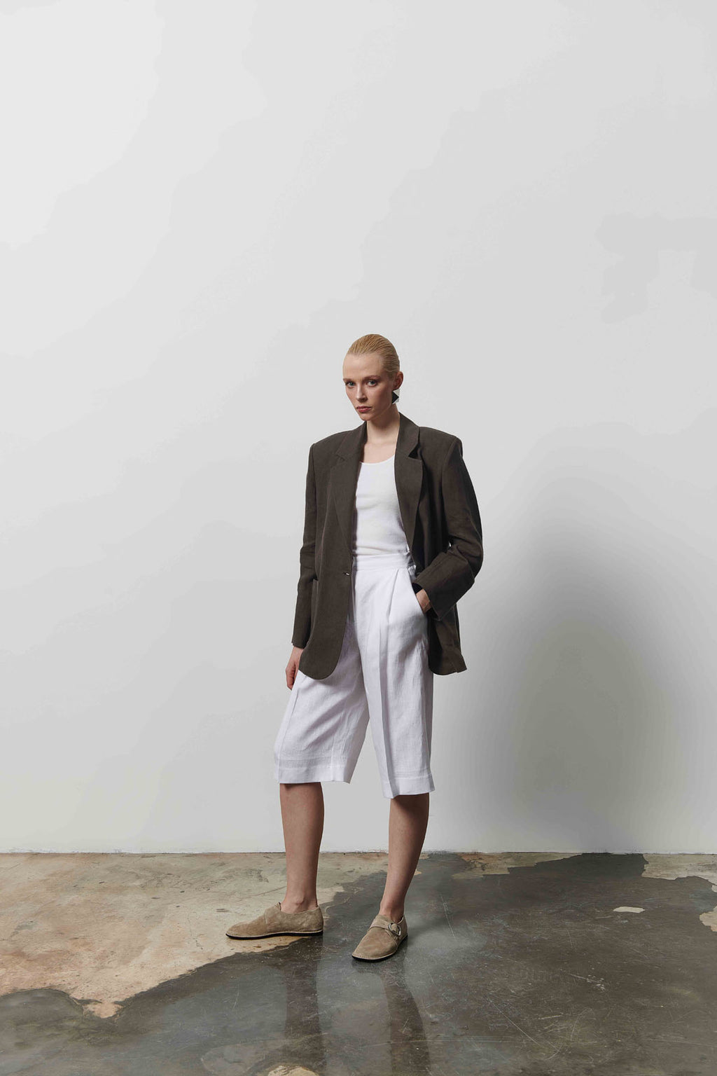 Keten Kadın Blazer Ceket