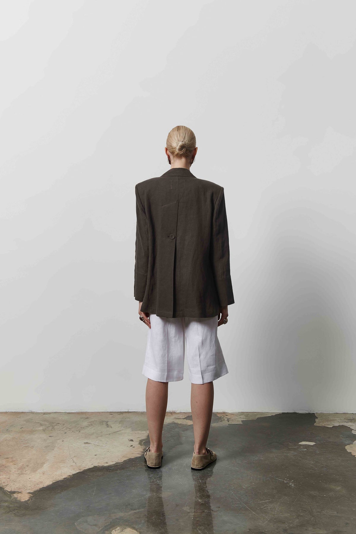Linen Women's Blazer Jacket