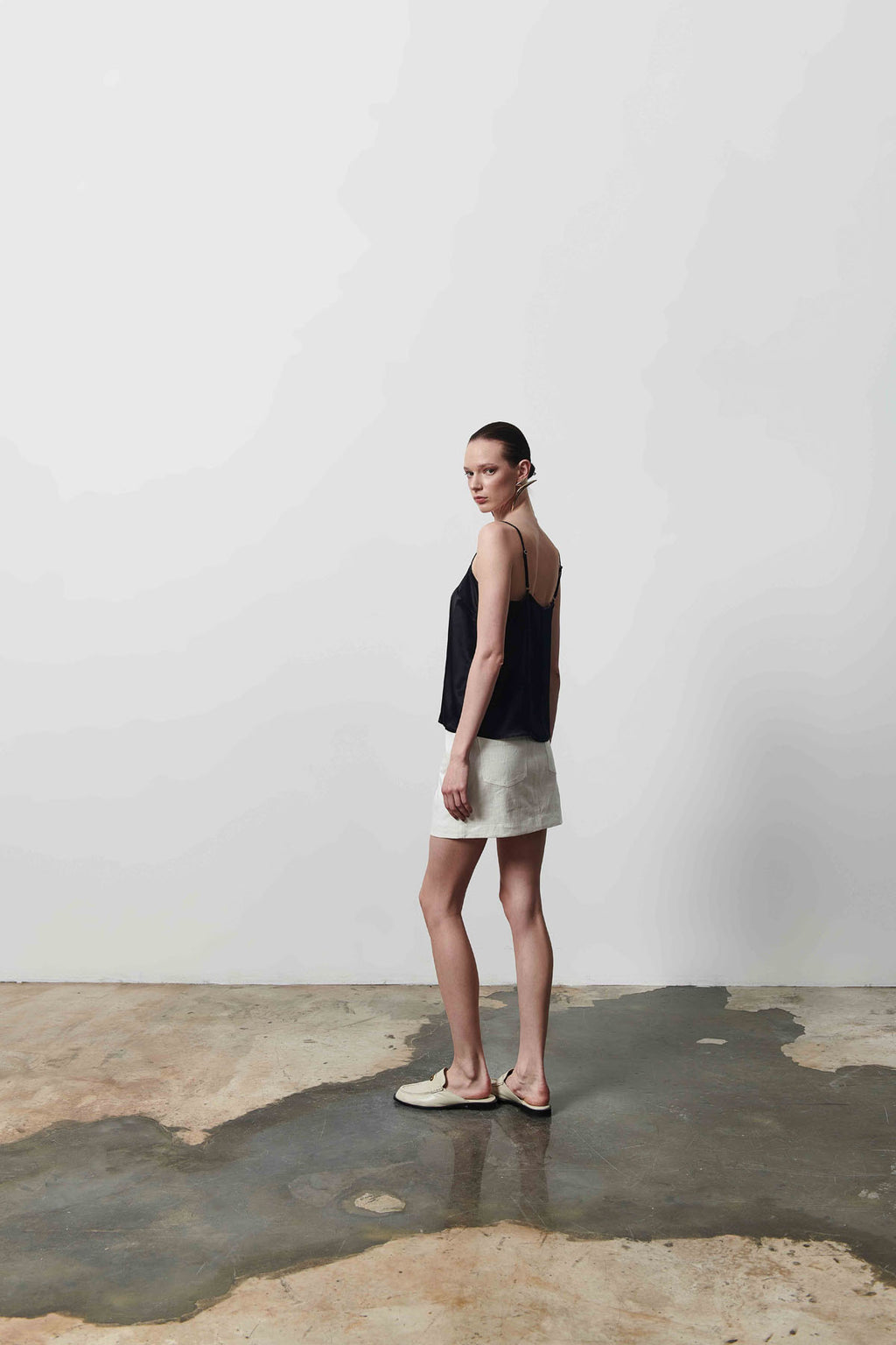 Kadın Bordo İnce Askılı Bluz