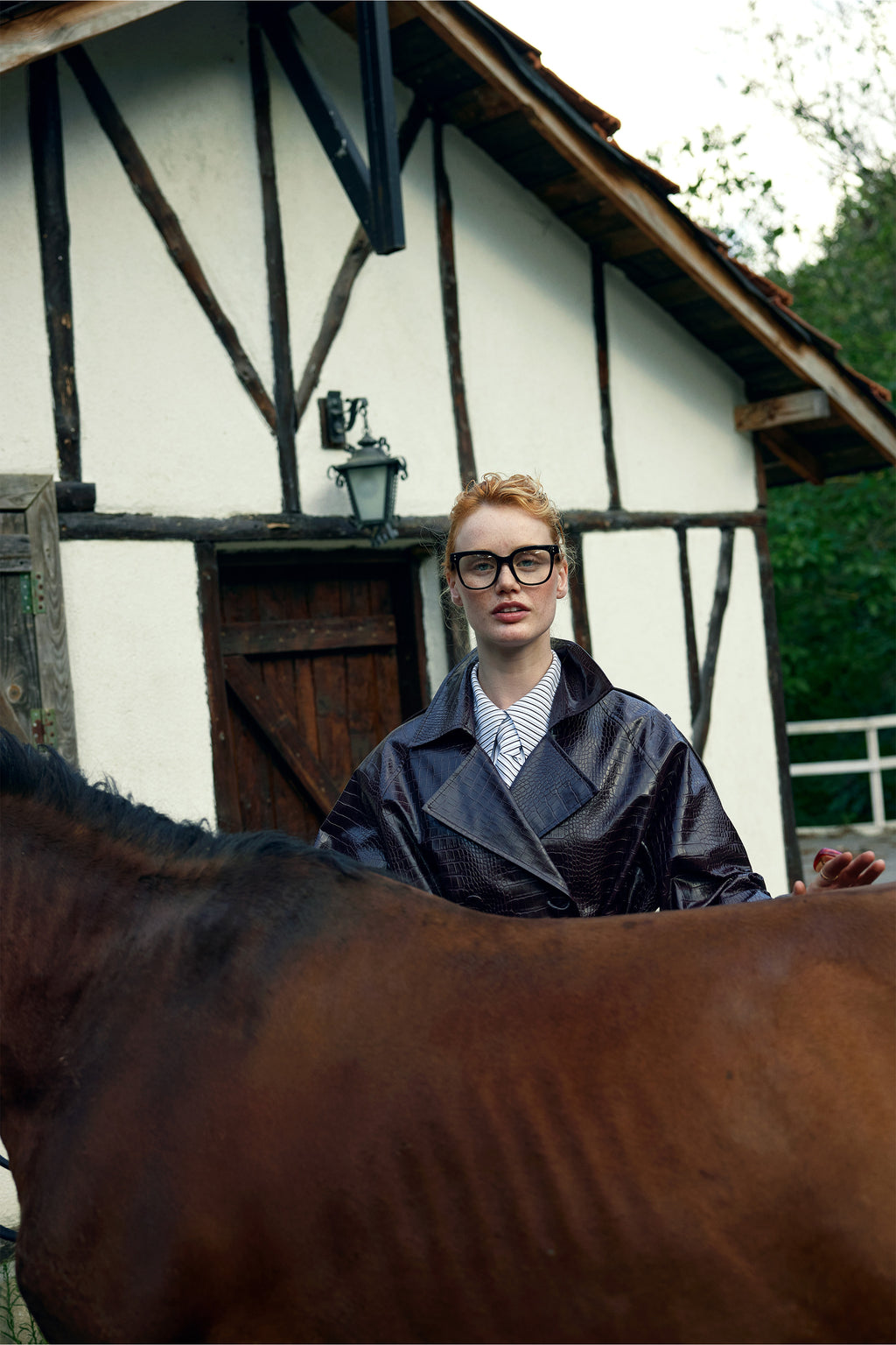 1716 Bordo Deri Trençkot