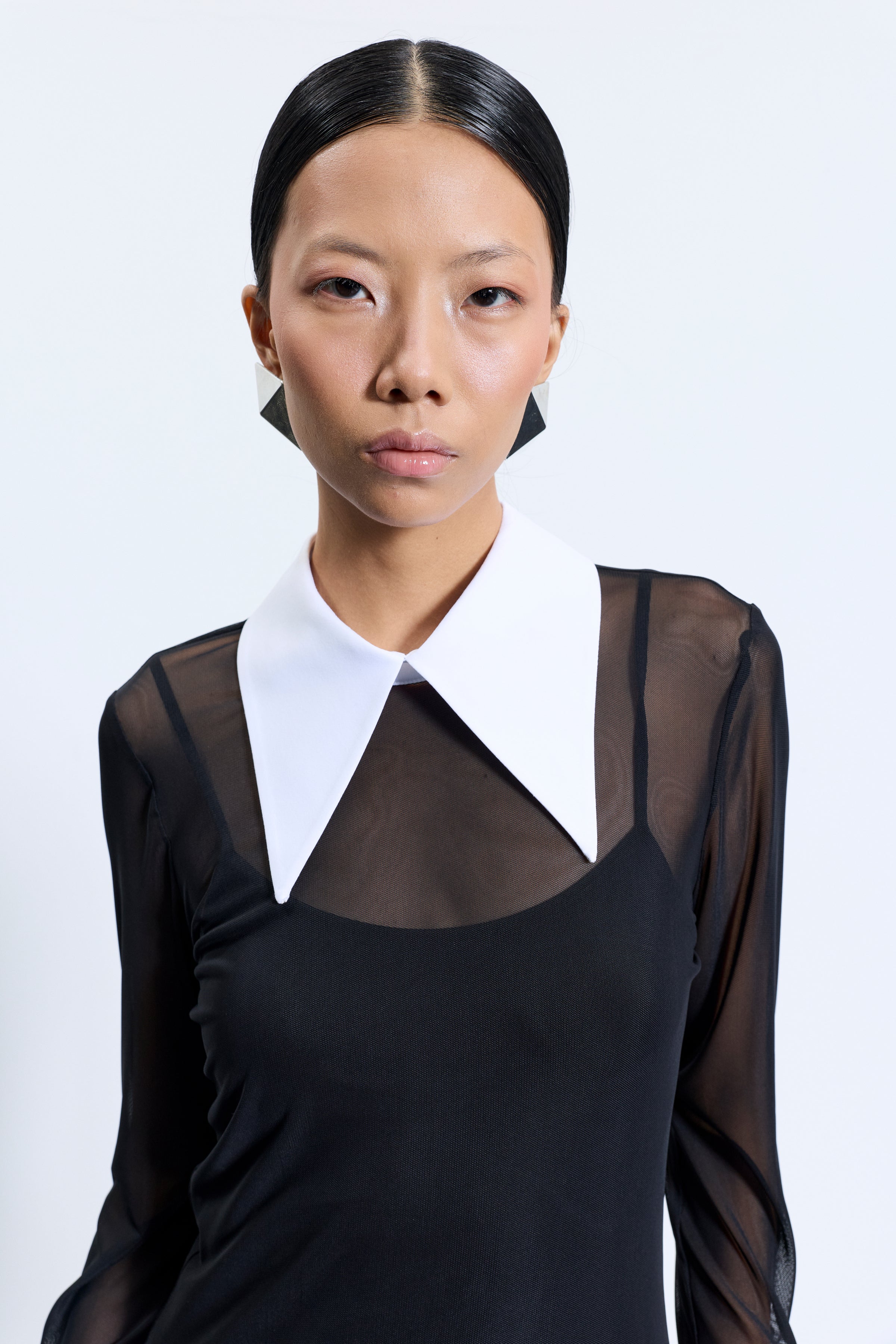 4720 Siyah Tül Elbise