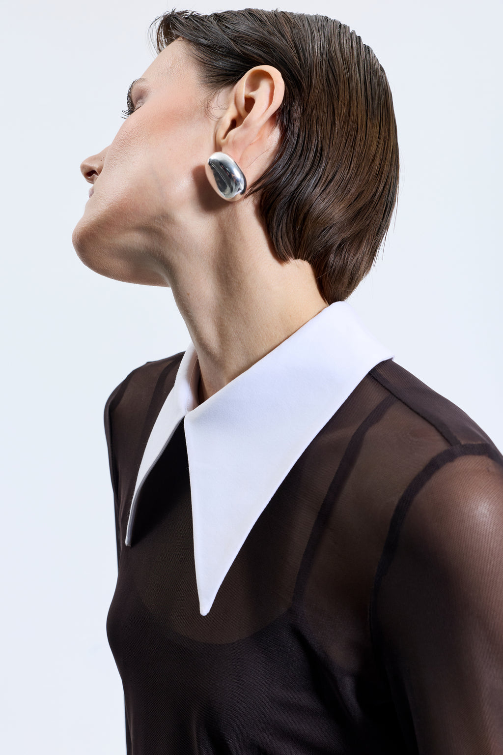 4720 Siyah Tül Elbise