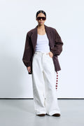 2708 Beyaz Denim Pantolon