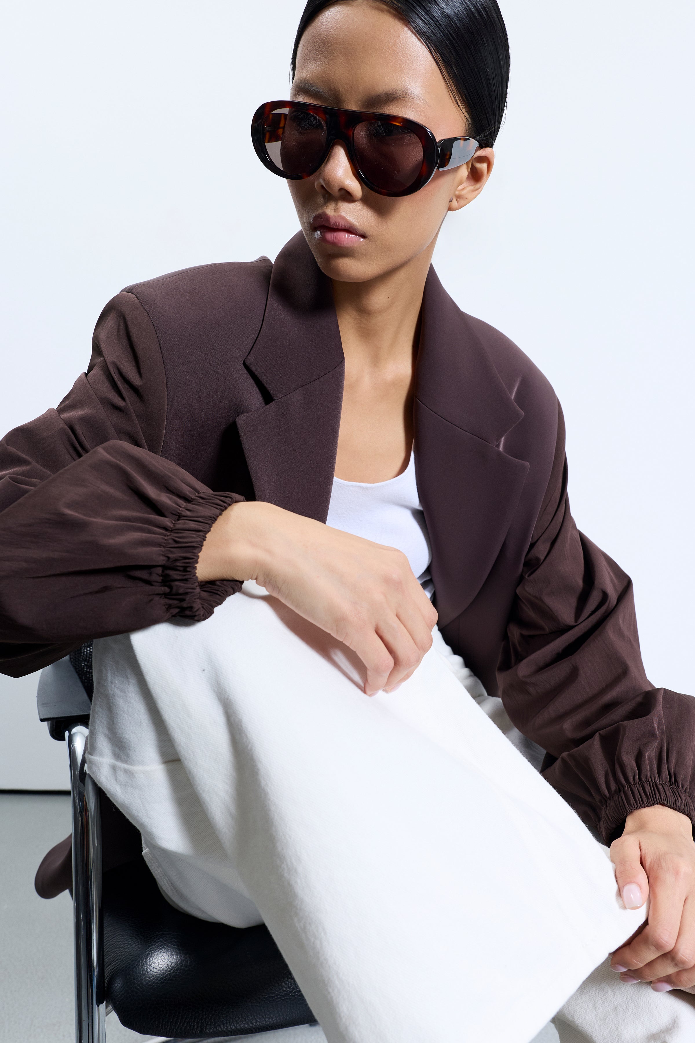 2708 Белые джинсовые брюки