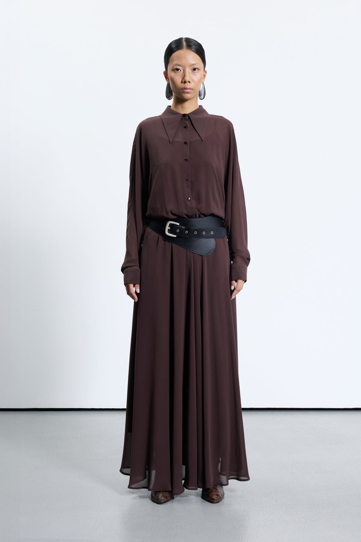 4704 Brown Dress