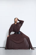 4704 Kahve Elbise