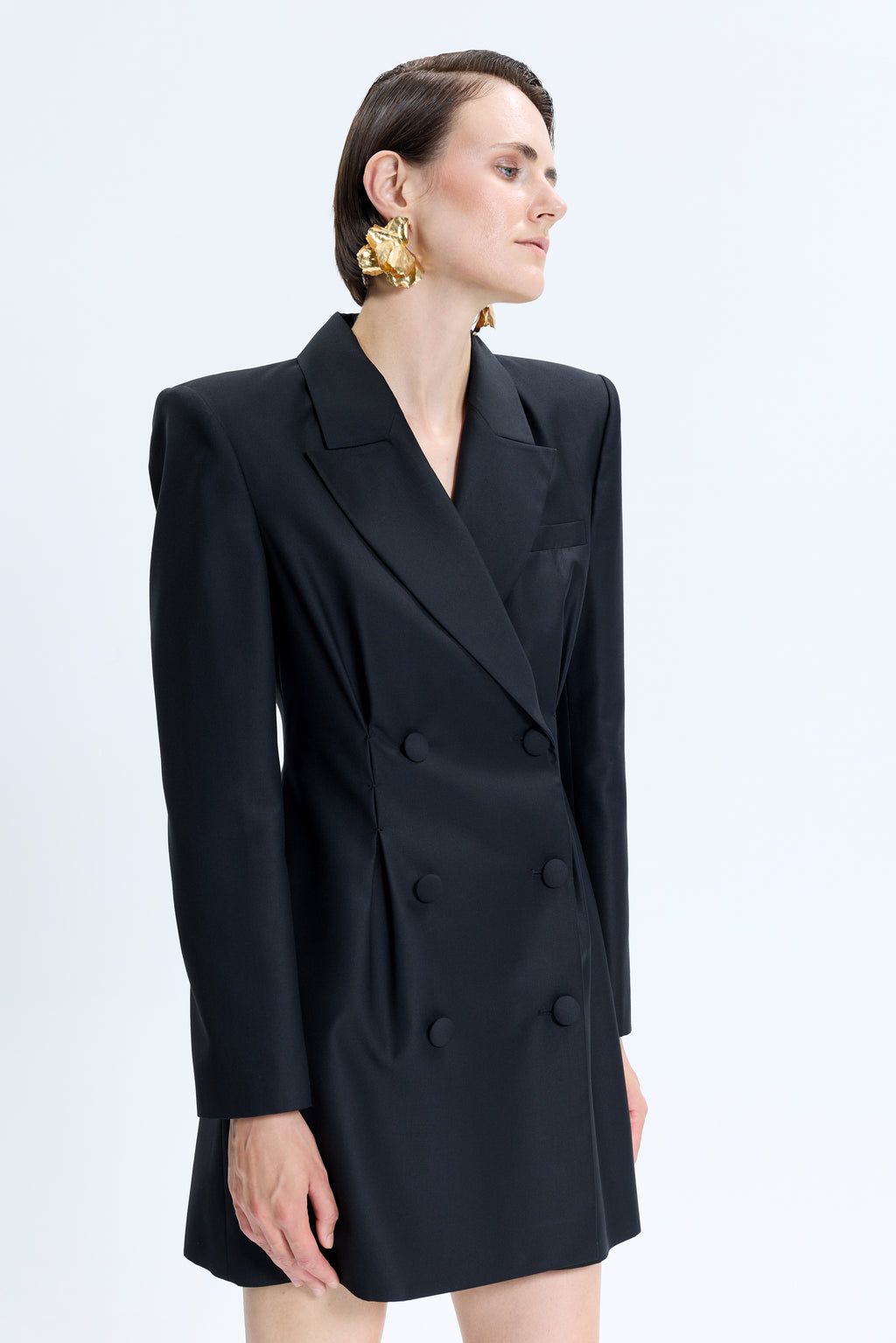 1706 Siyah Ceket Elbise