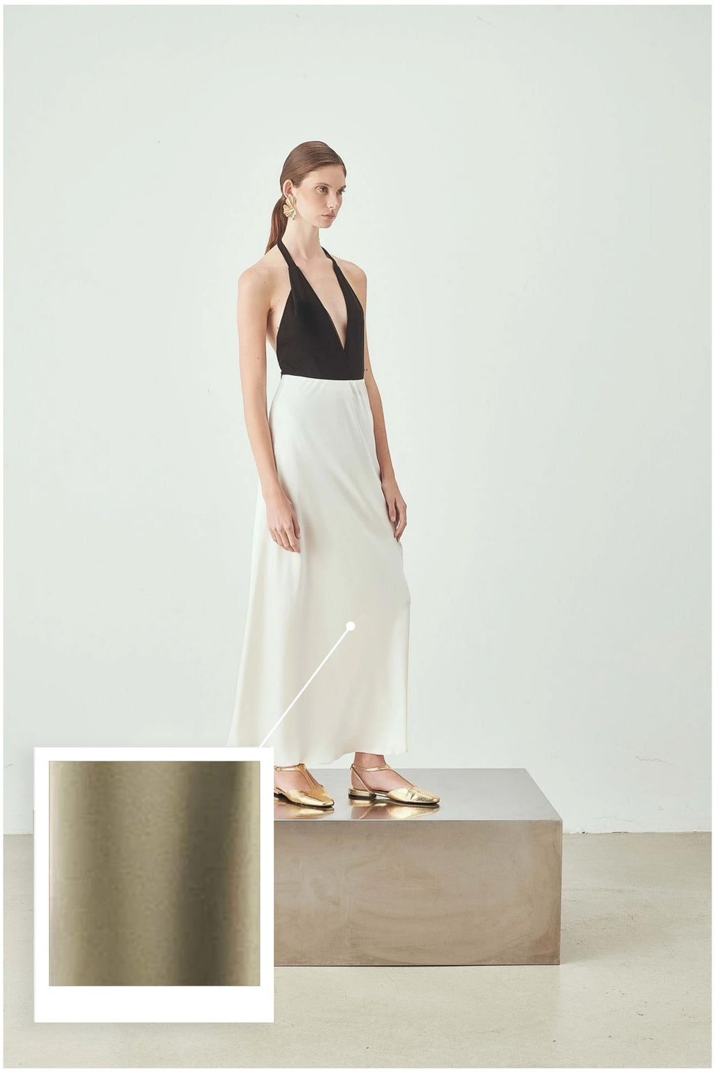 Yüksek Bel A Kesim Uzun Etek