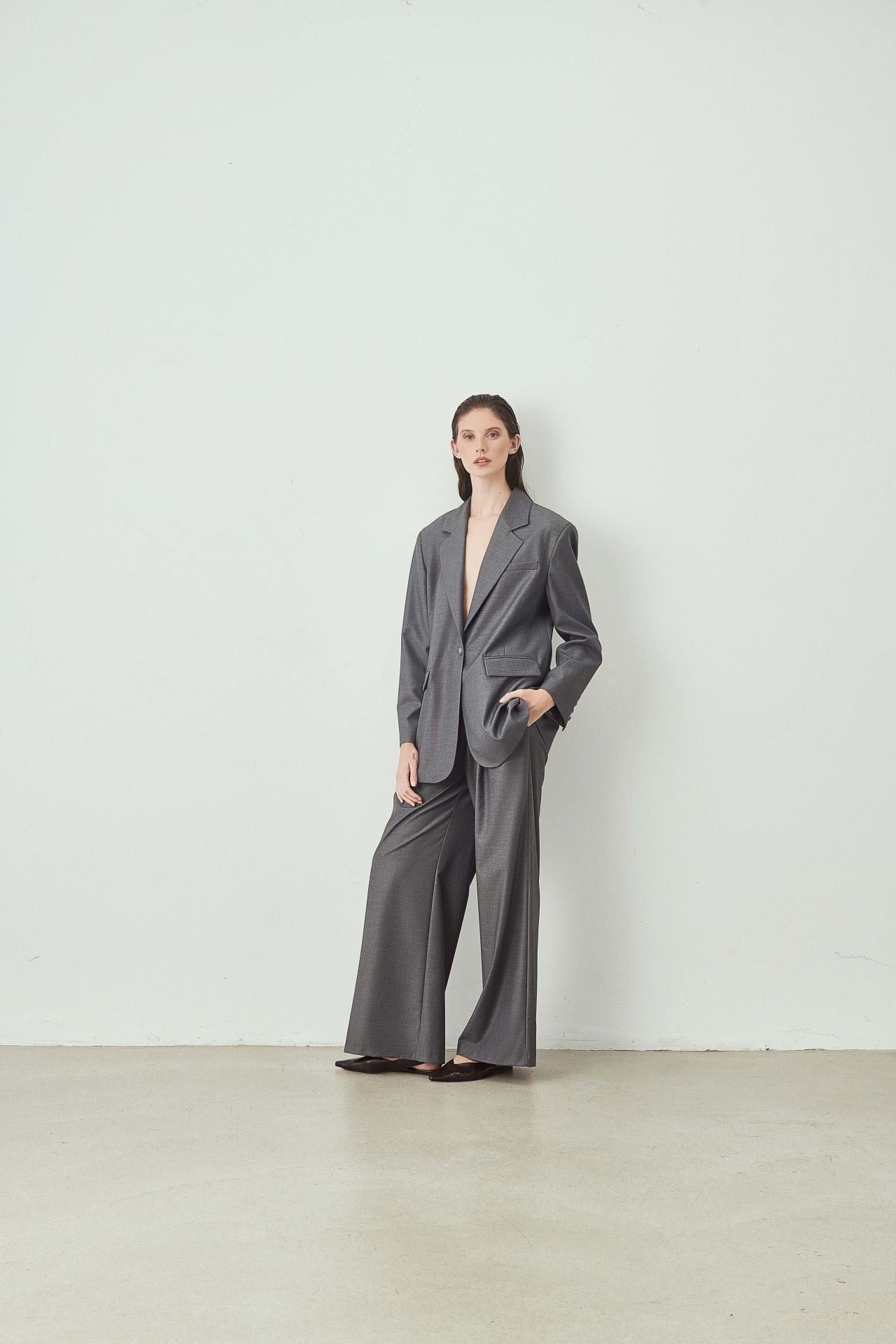 Yüksek Bel Bol Paça Pantolon