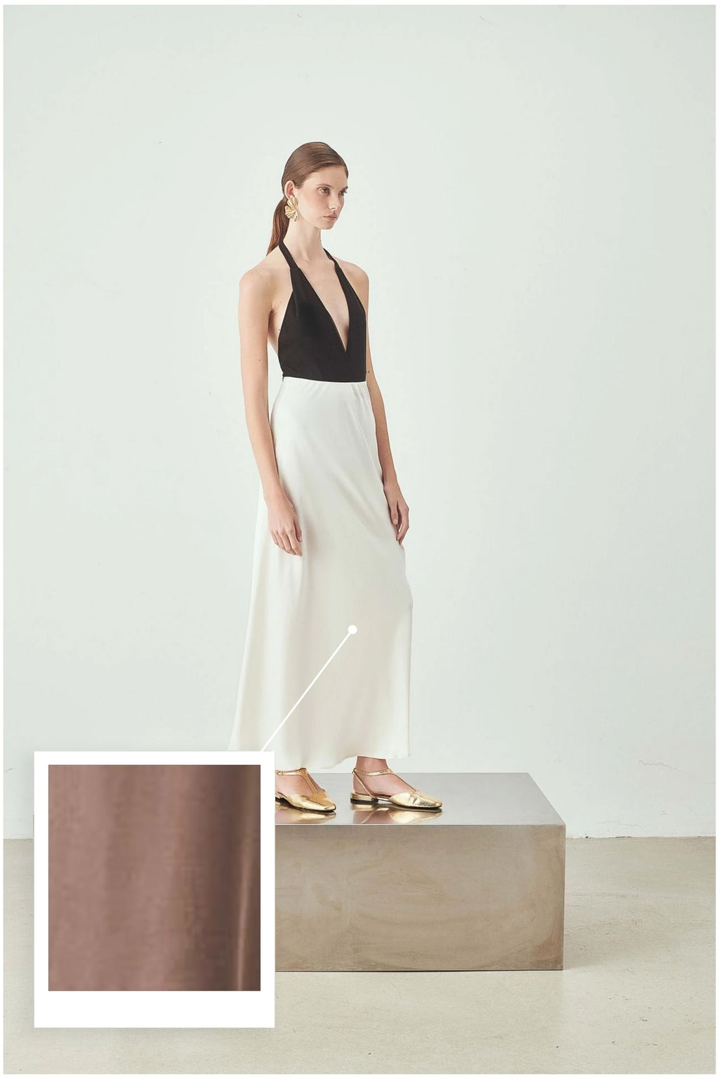 Yüksek Bel A Kesim Uzun Etek