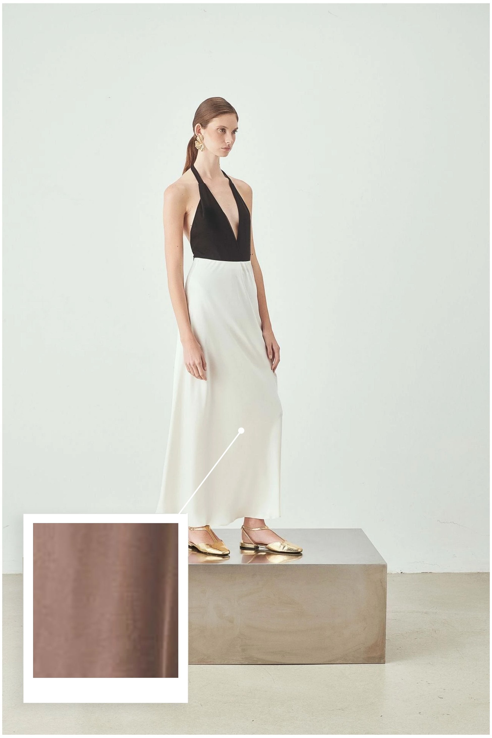 Yüksek Bel A Kesim Uzun Etek