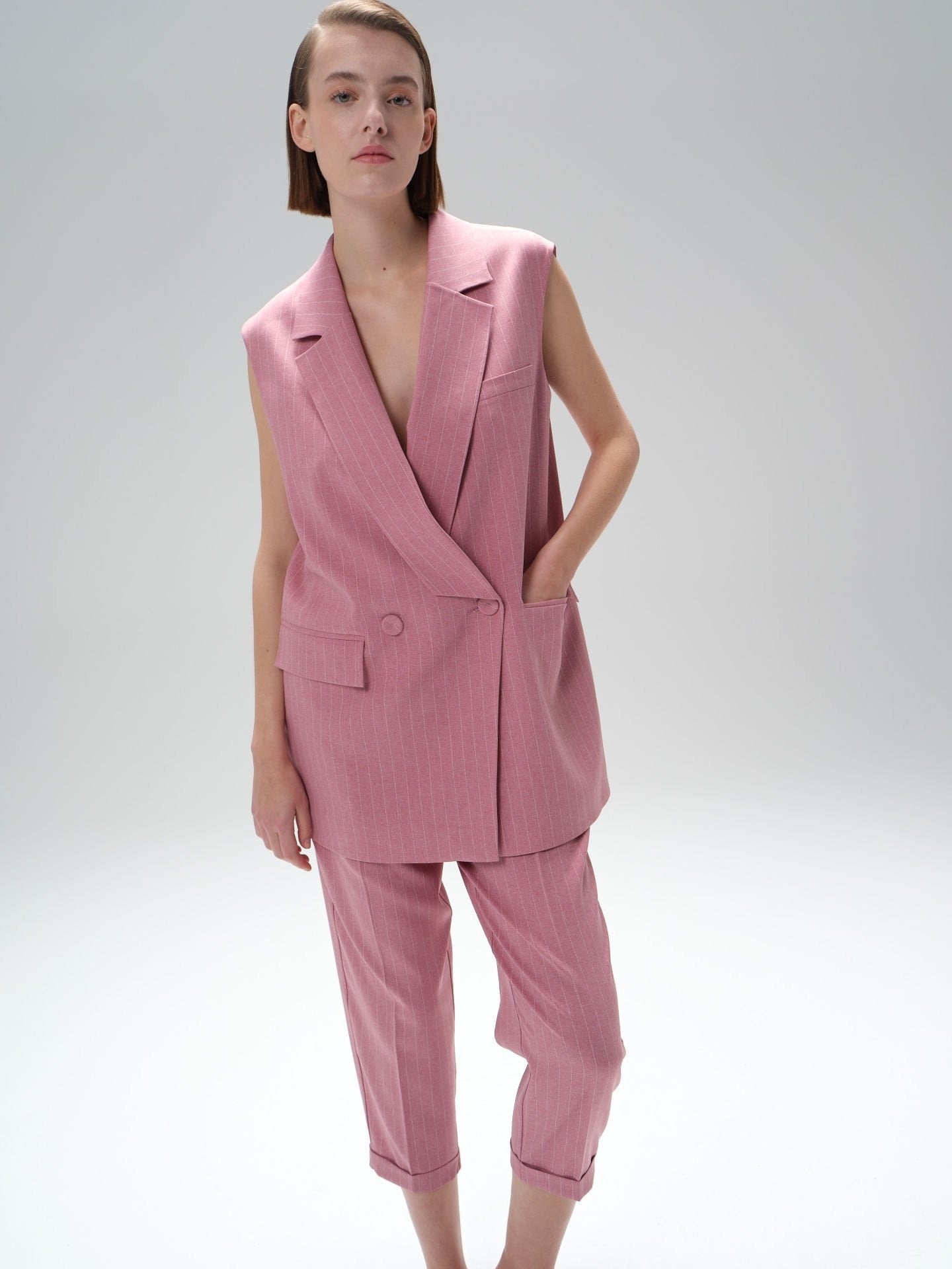 Striped Oversize Suit