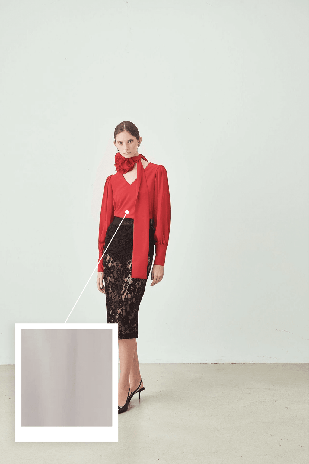 Düğme Detaylı Uzun Kollu Bluz