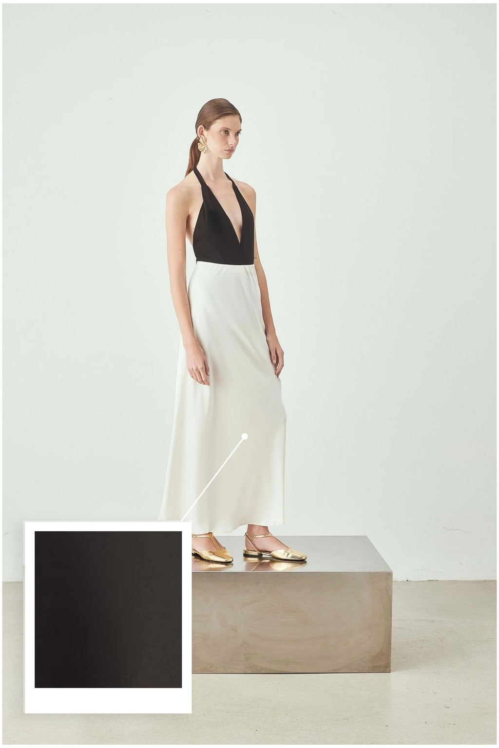 Yüksek Bel A Kesim Uzun Etek