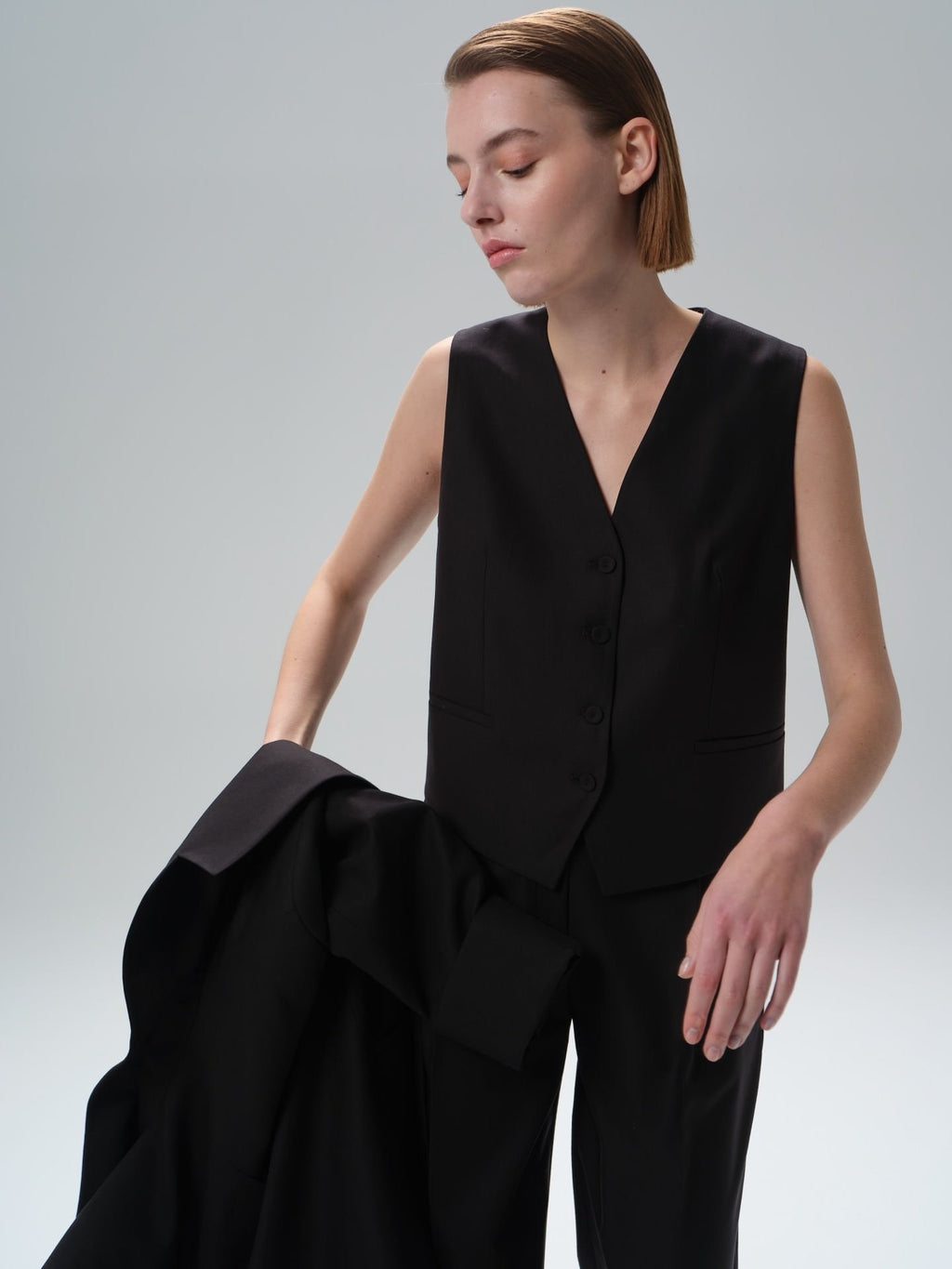 Kadın Polyviscon Yelek