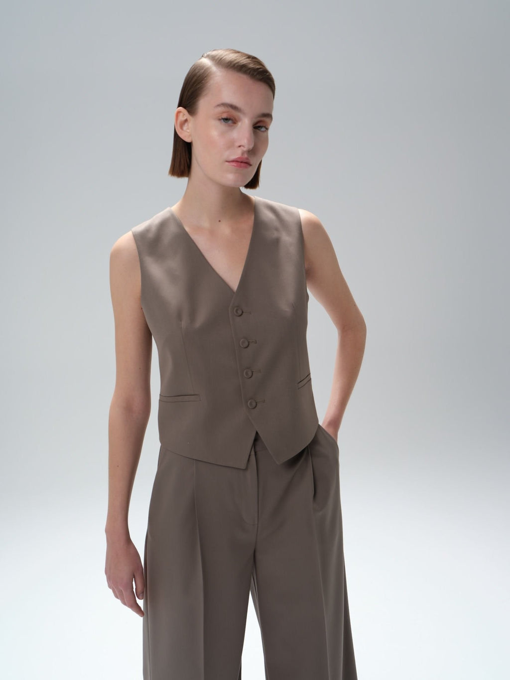 Kadın Polyviscon Yelek