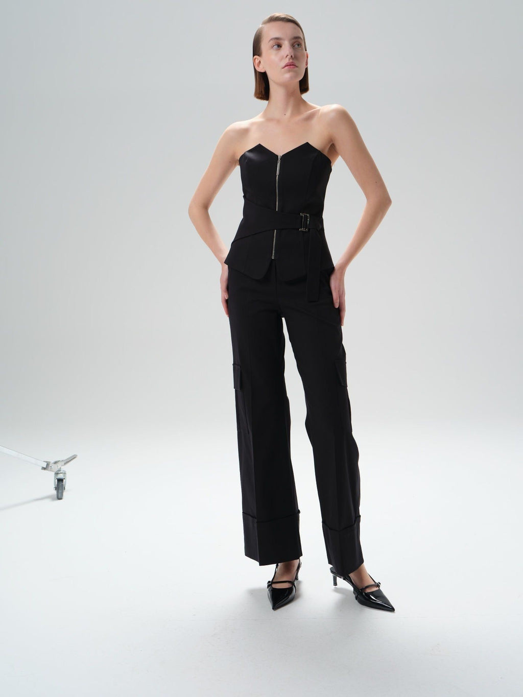 Women's Zipper Detailed Bustier